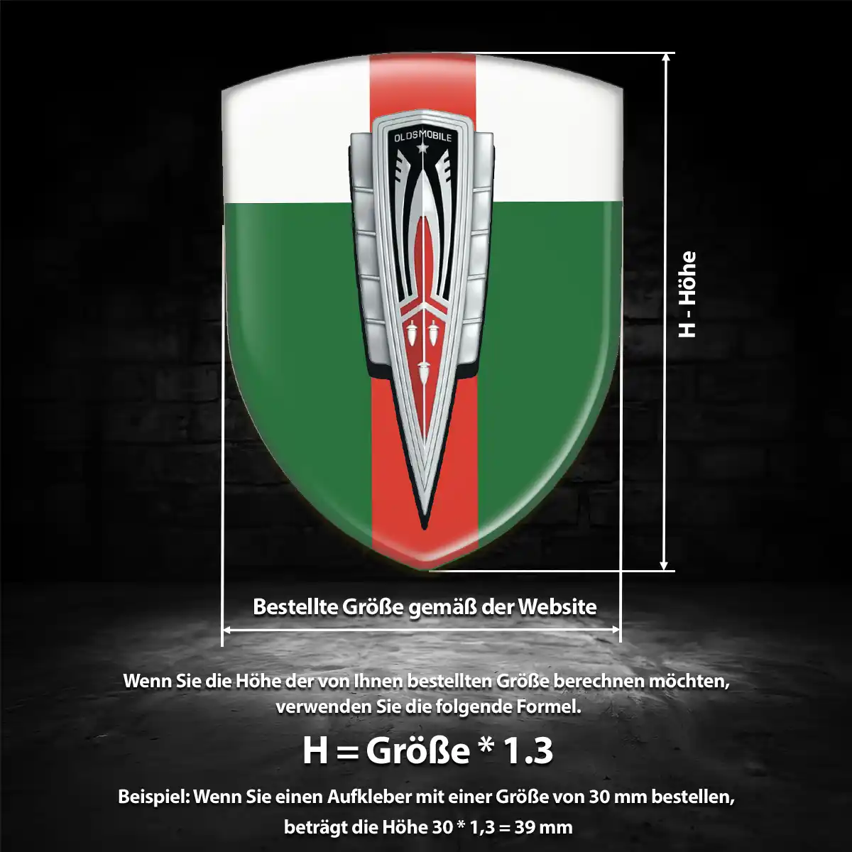 Oldsmobile Embleme Auto Hochwertiges Harz