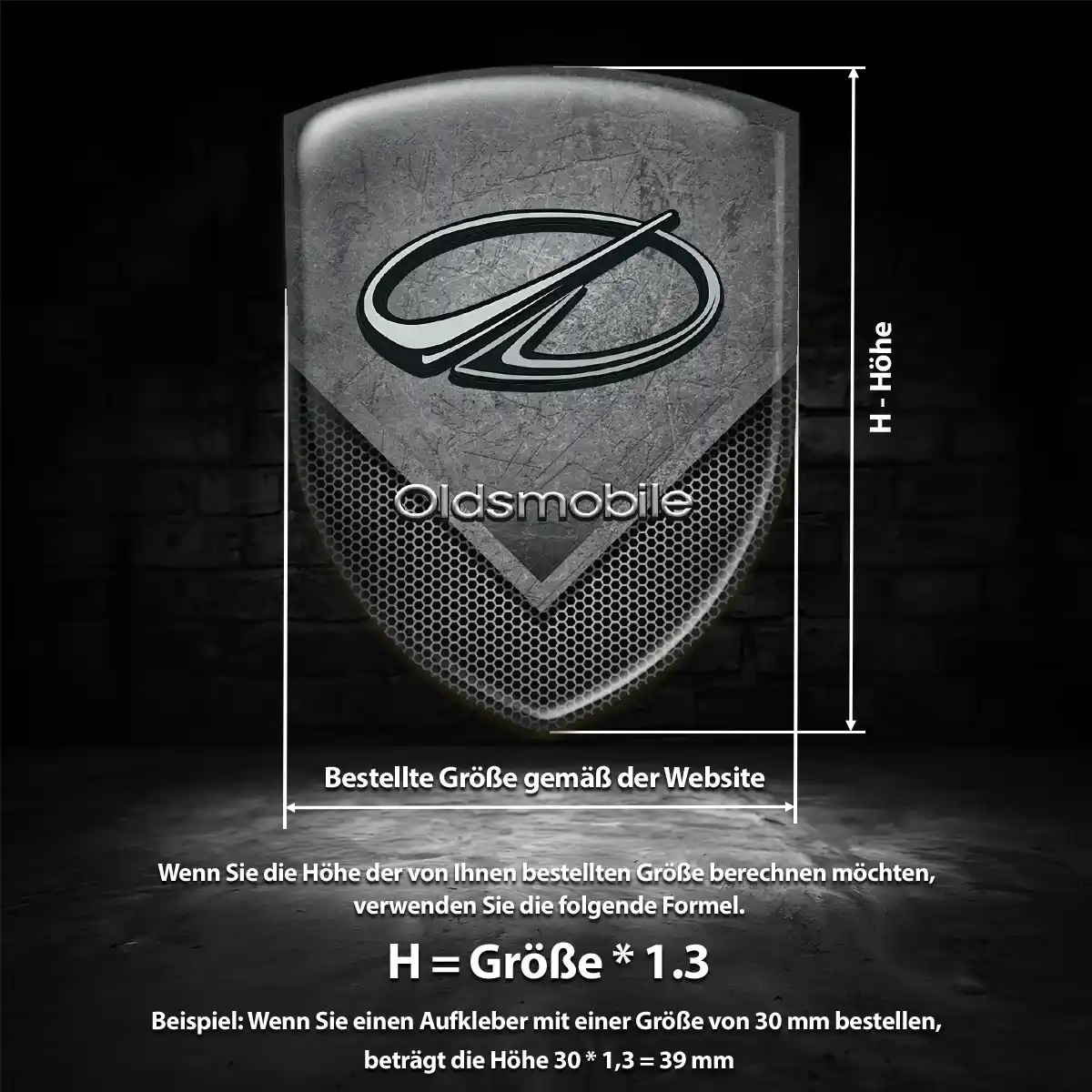 Oldsmobile Embleme Elegantes Design
