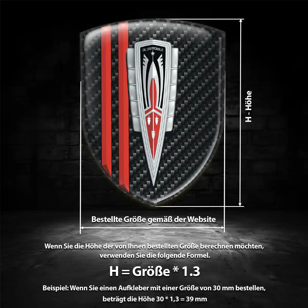 Oldsmobile Embleme Erstklassige Qualität