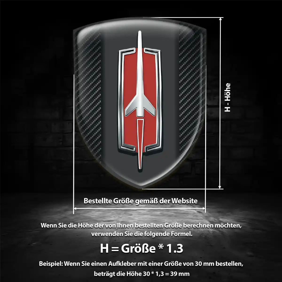 Oldsmobile Embleme Hochwertiges Harz