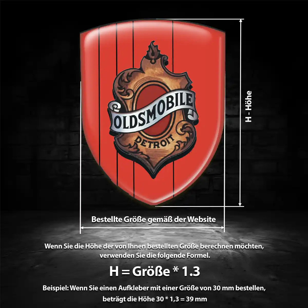 Oldsmobile Embleme Hohe Qualität