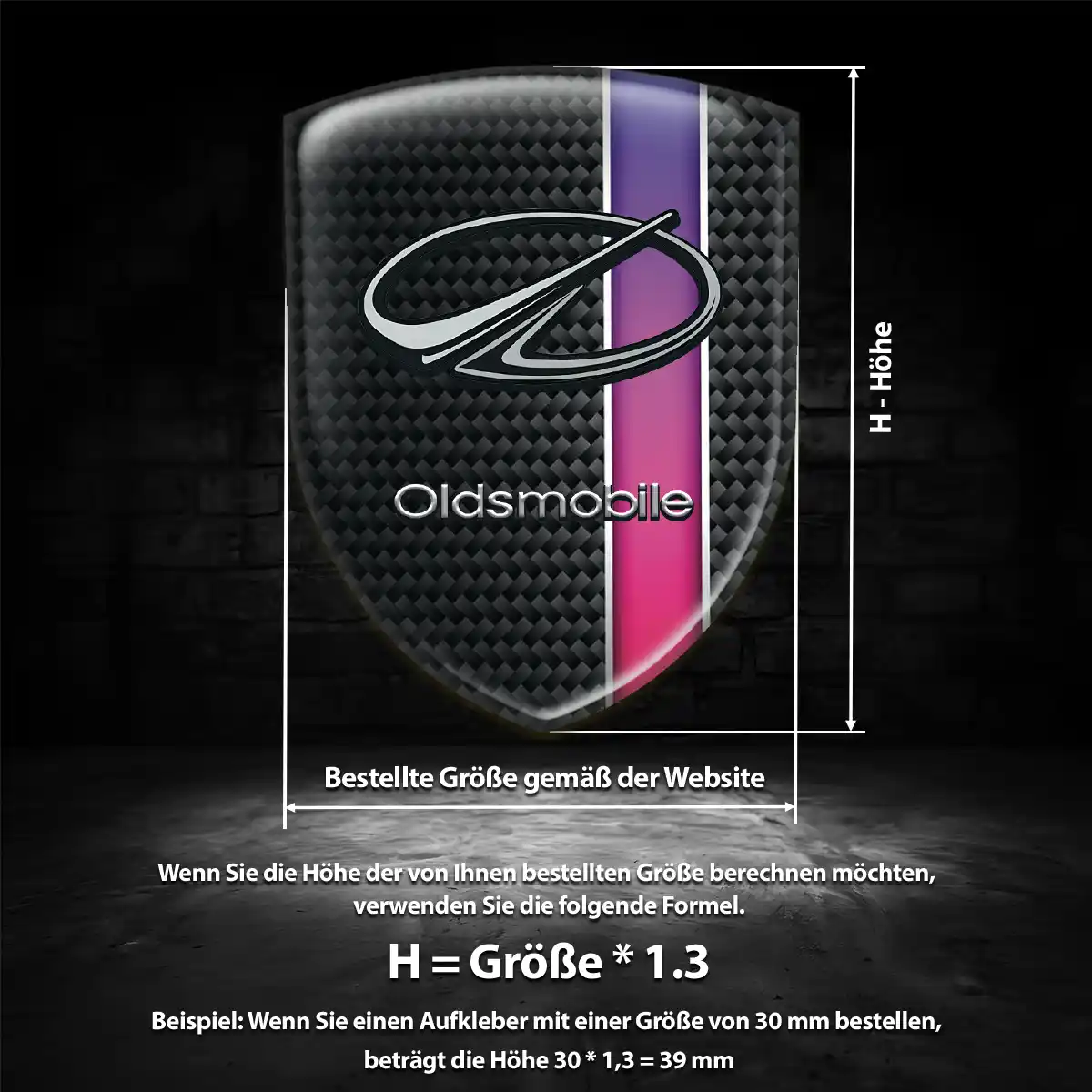 Oldsmobile Embleme Interieurdesign