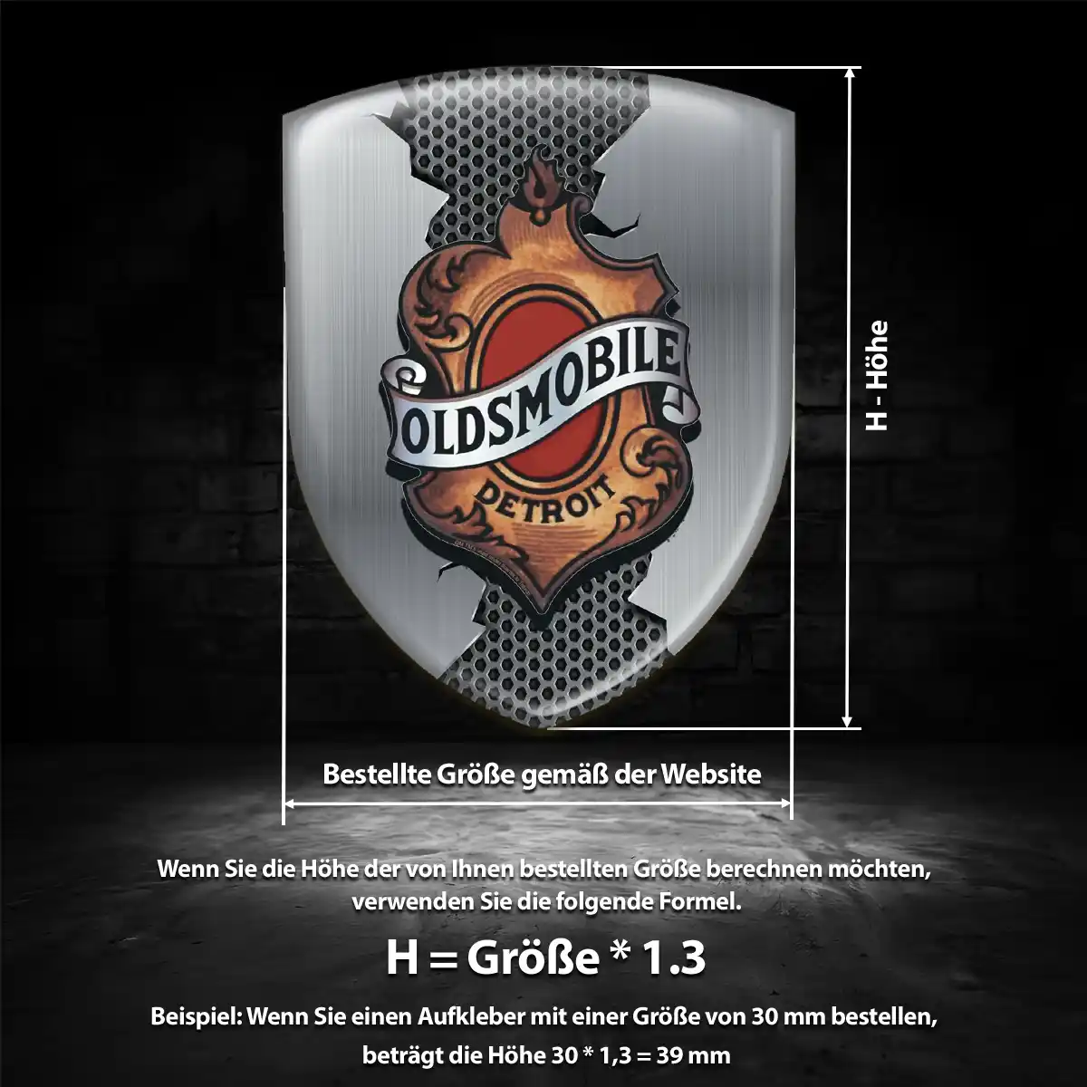 Oldsmobile Embleme Limitierte Auflage