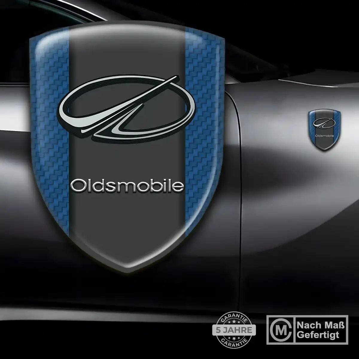 Oldsmobile Embleme Silikon Aufkleber Auto Edles Design