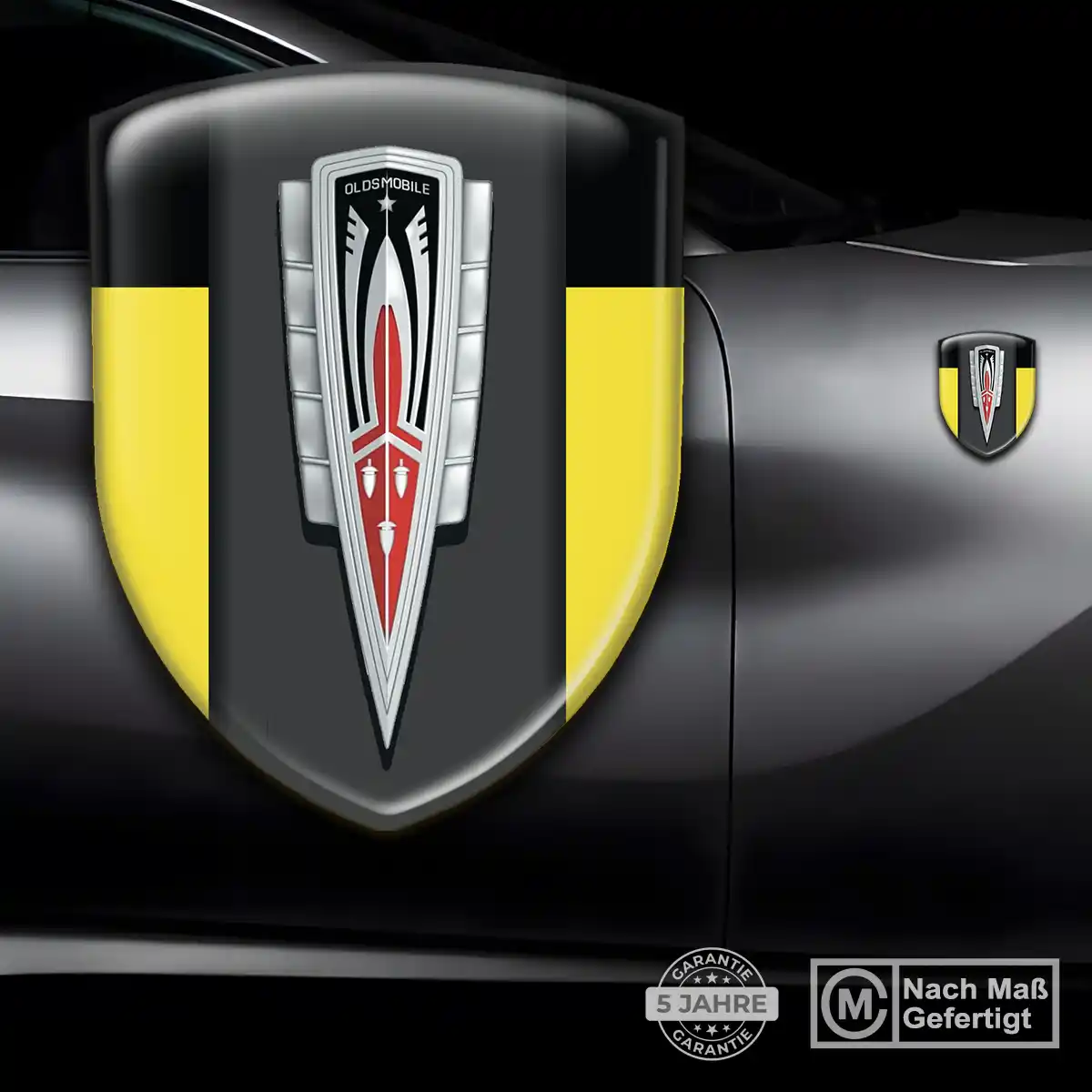 Oldsmobile Embleme Silikon Aufkleber Auto Premium-Edition