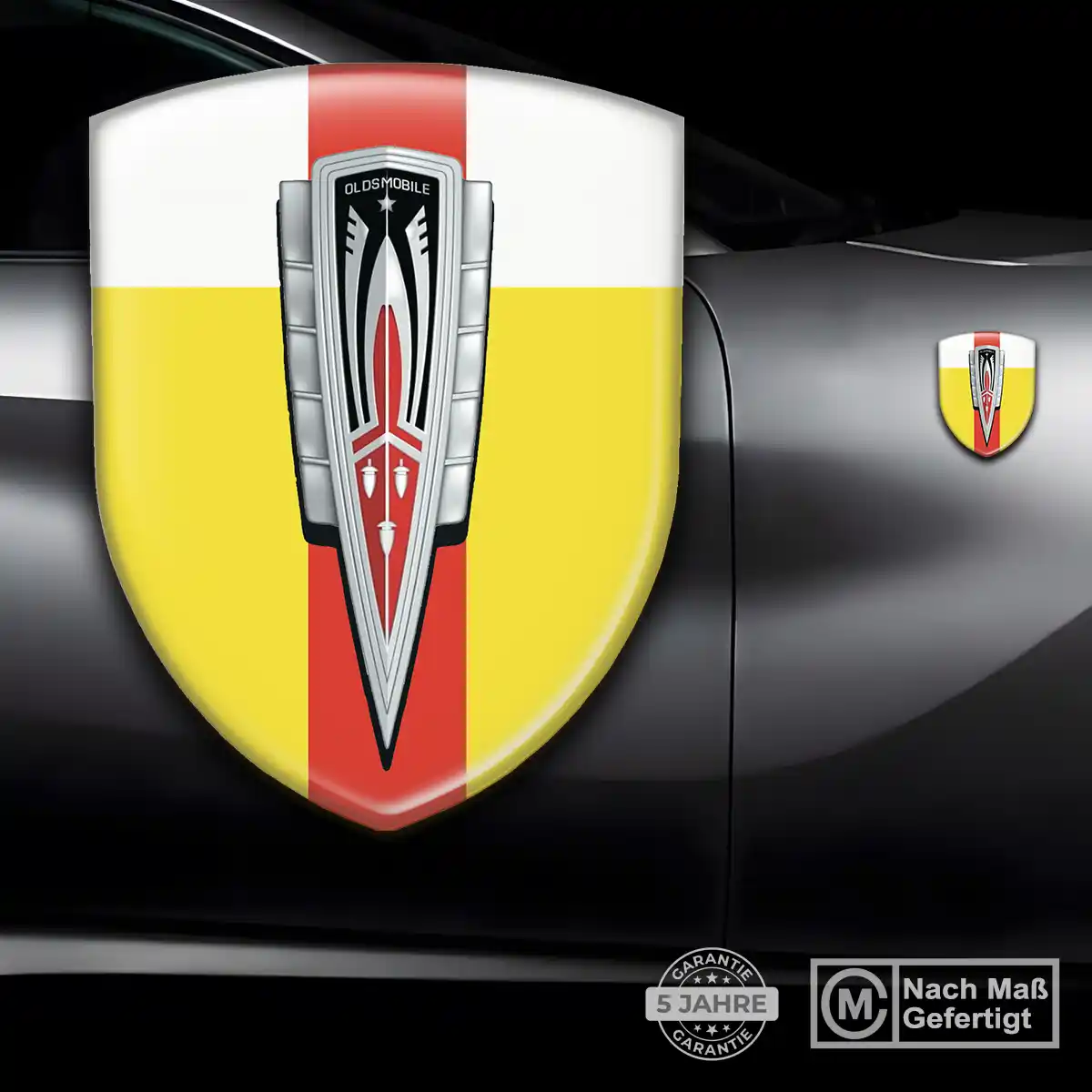Oldsmobile Embleme Silikon Aufkleber Auto Stilvolles Design