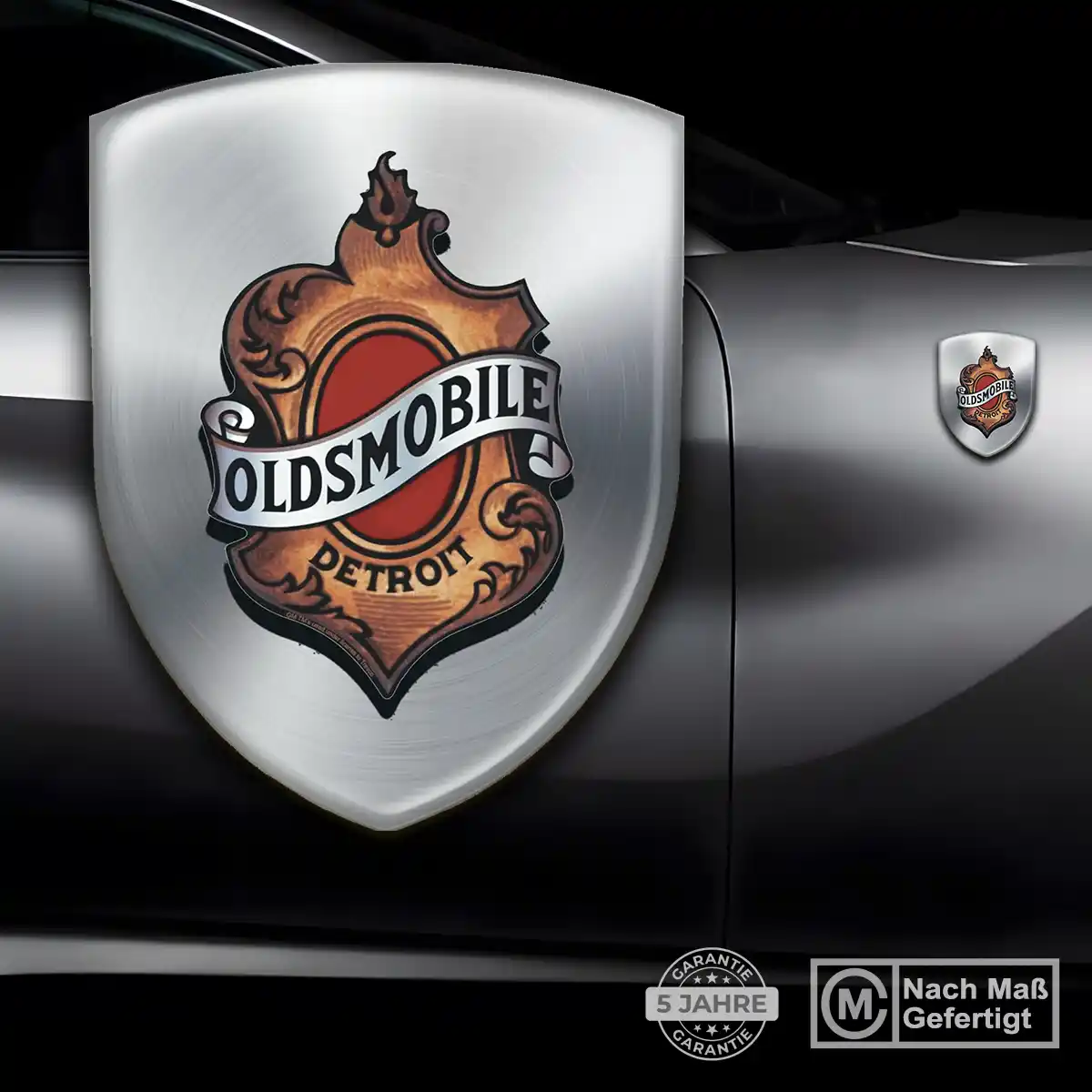 Oldsmobile Embleme Silikon Aufkleber Auto Tuningfahrzeug