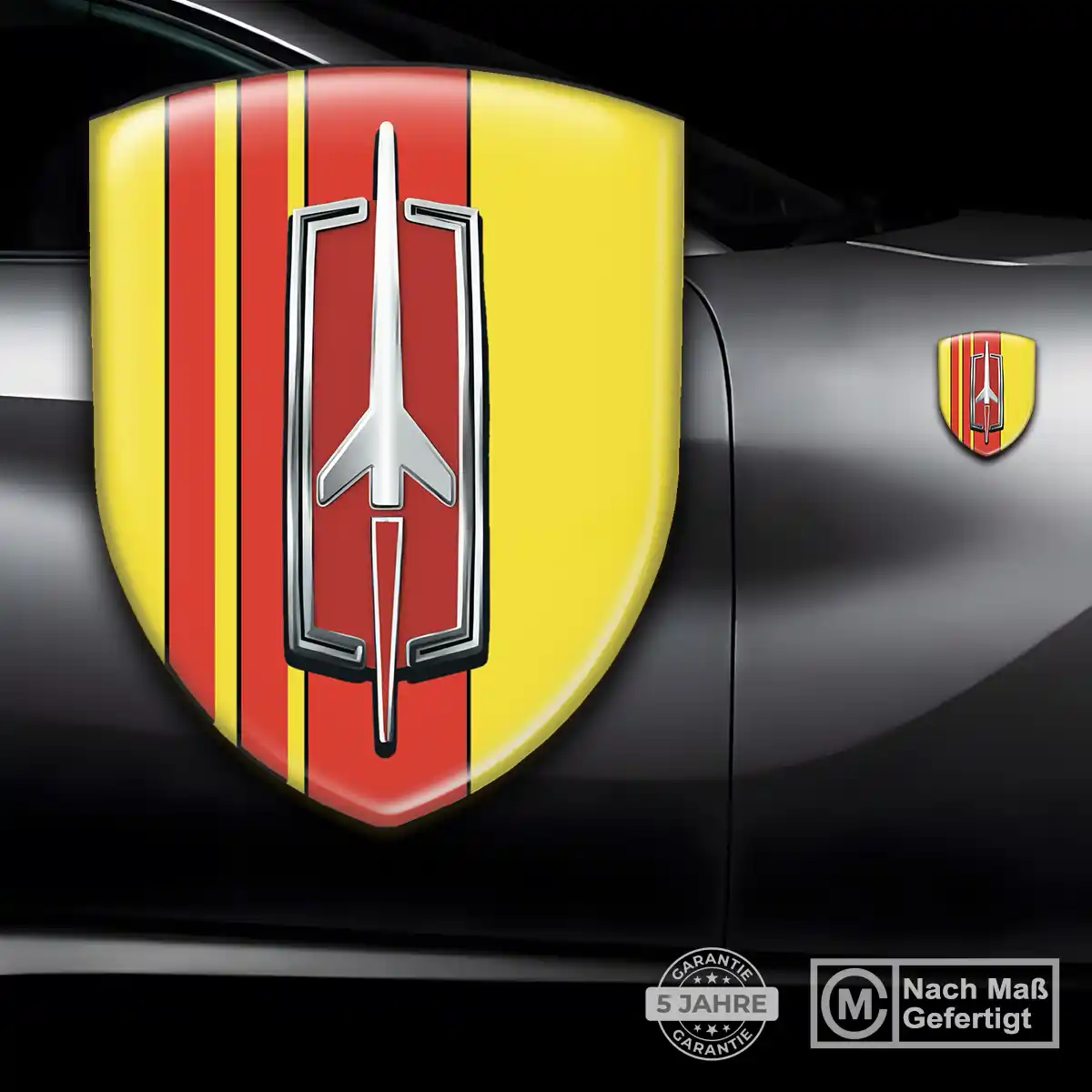 Oldsmobile Embleme Silikon Aufkleber Edles Design