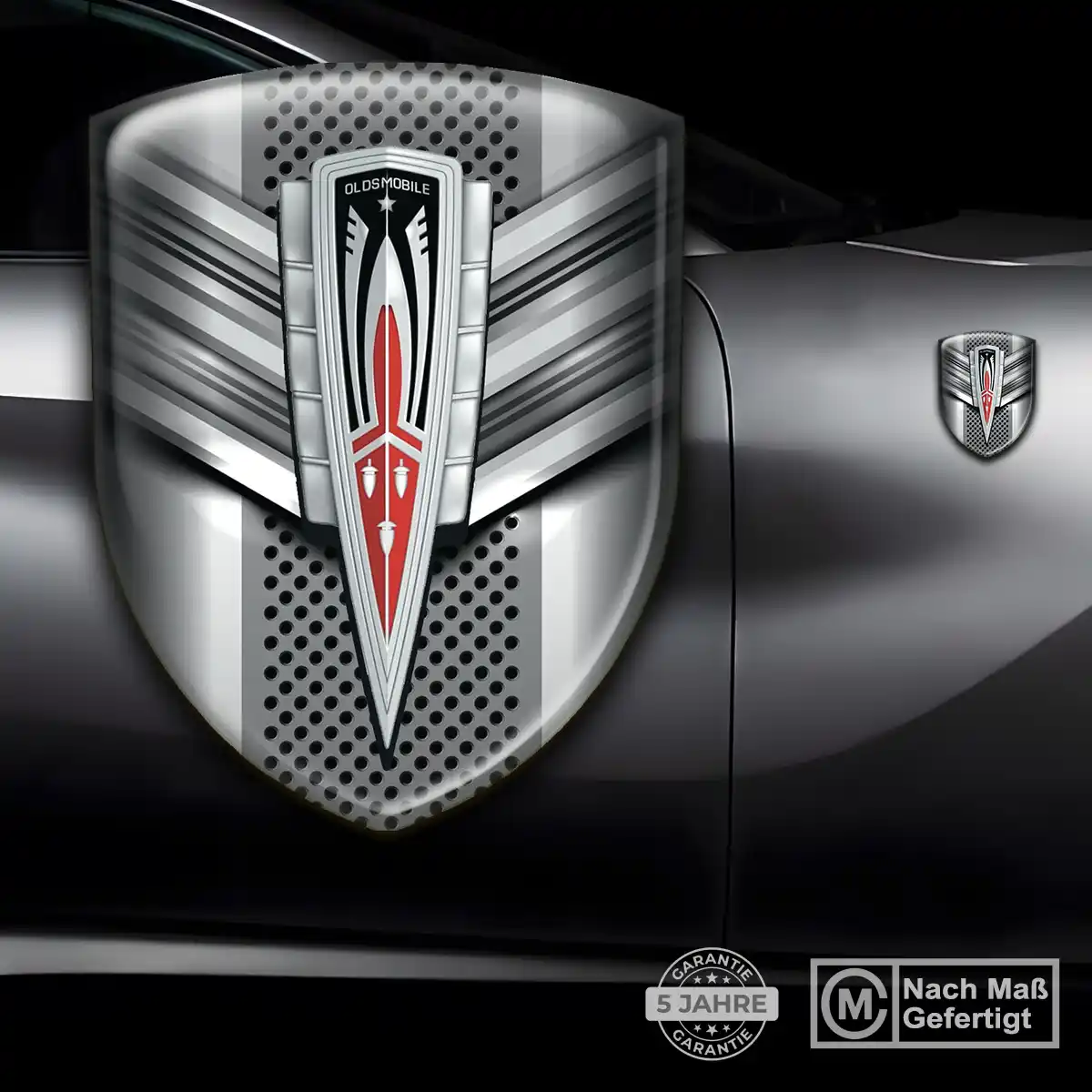 Oldsmobile Embleme Silikon Aufkleber Erstklassige Qualität