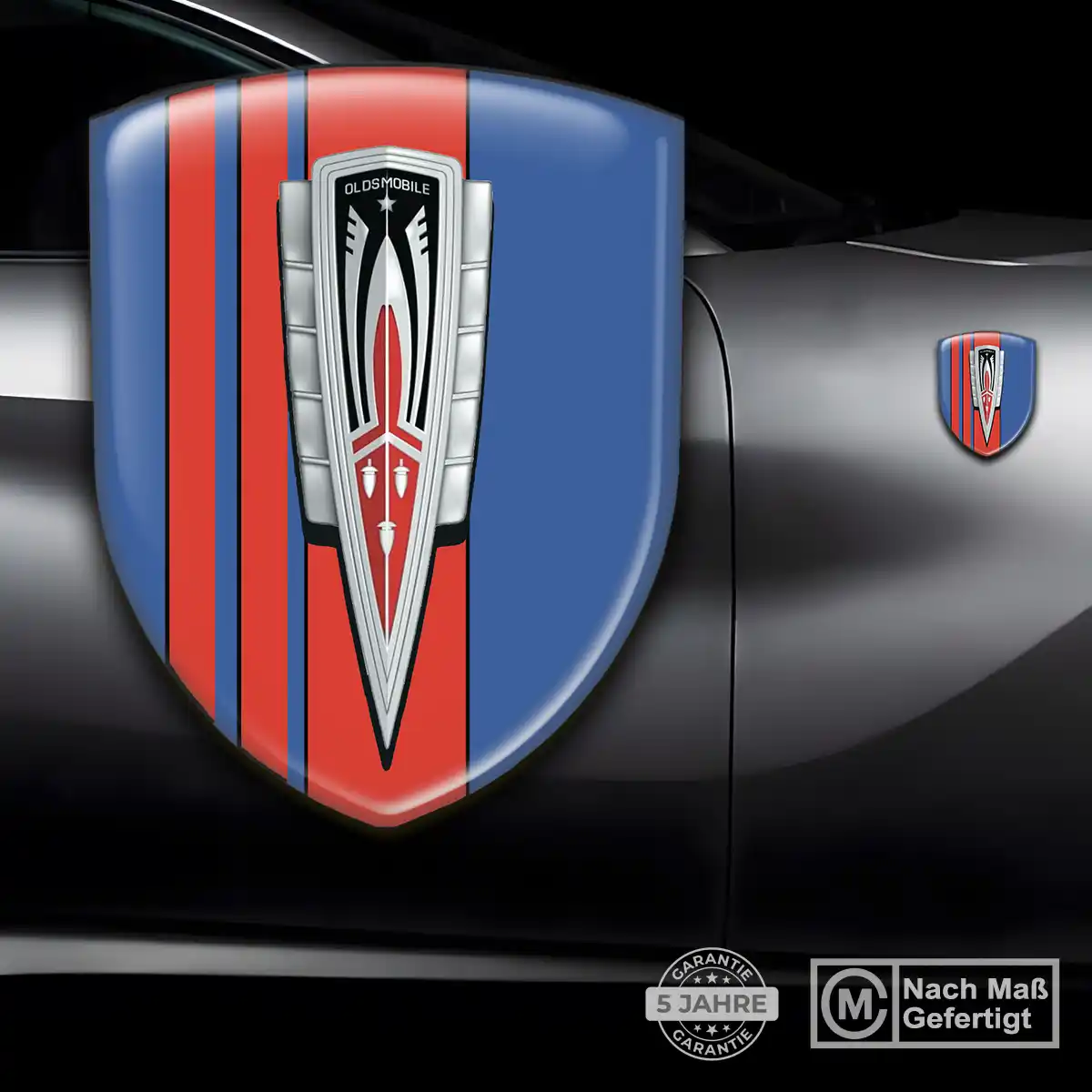 Oldsmobile Embleme Silikon Aufkleber Hochwertiges Harz