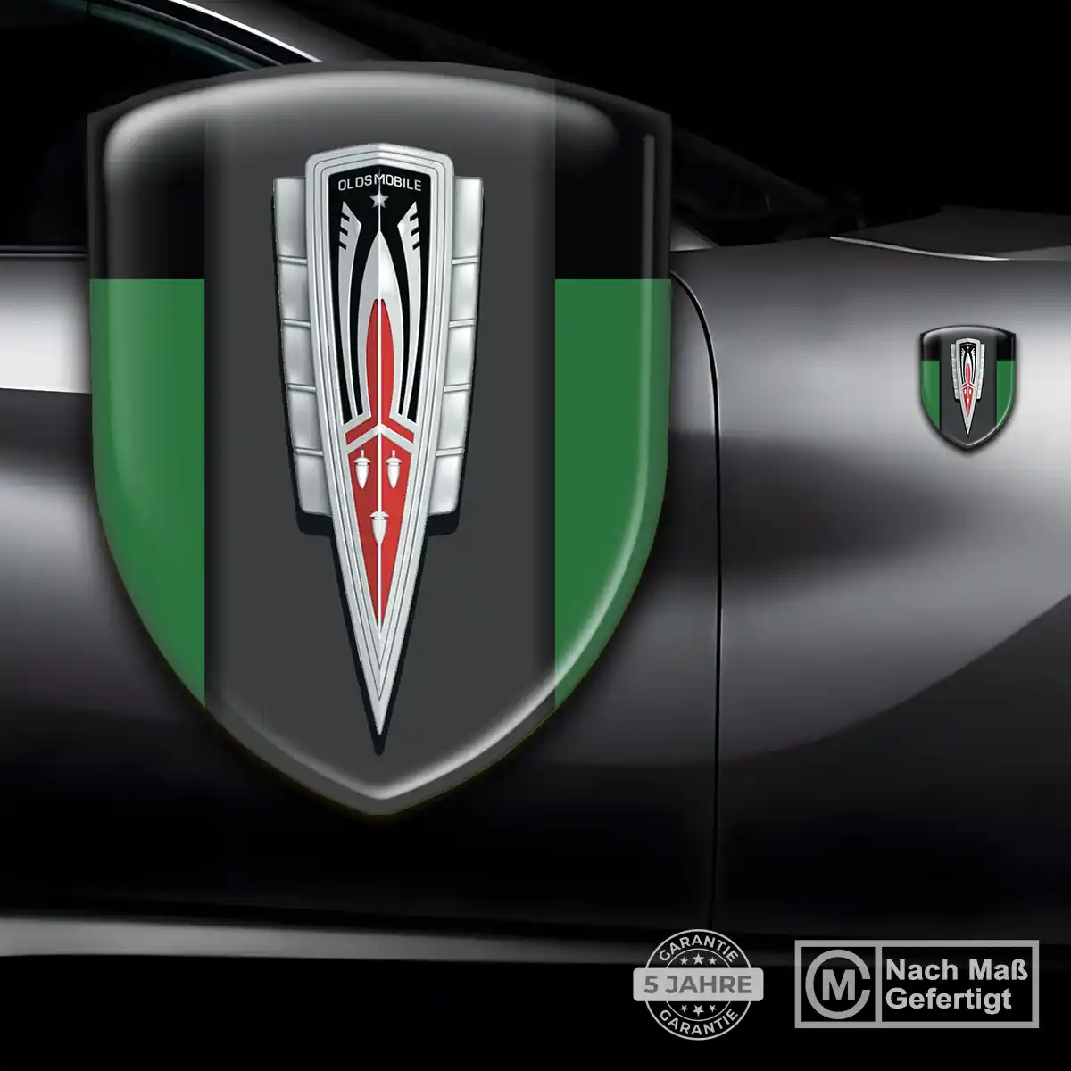 Oldsmobile Embleme Silikon Aufkleber Hohe Qualität