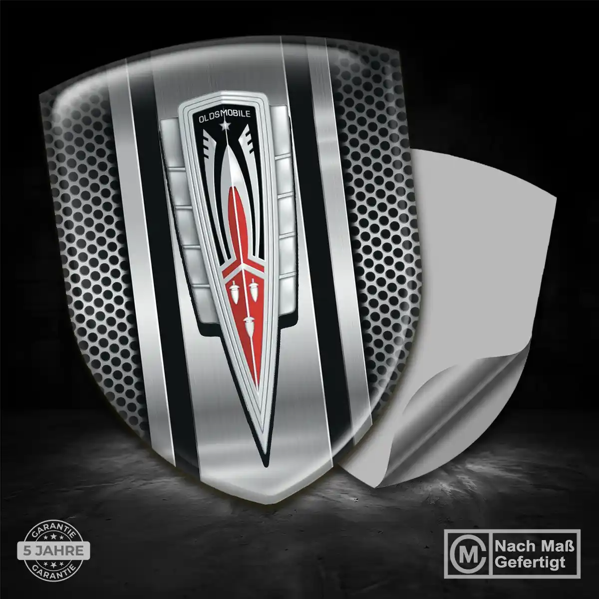 Oldsmobile Embleme Silikon Aufkleber Interieurdesign