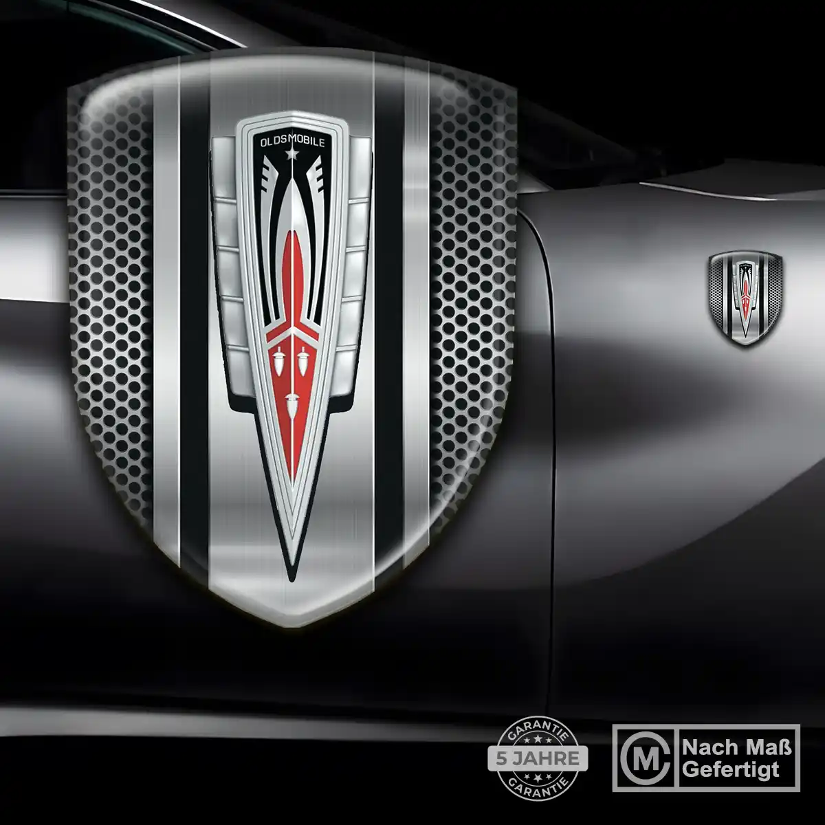 Oldsmobile Embleme Silikon Aufkleber Interieurdesign