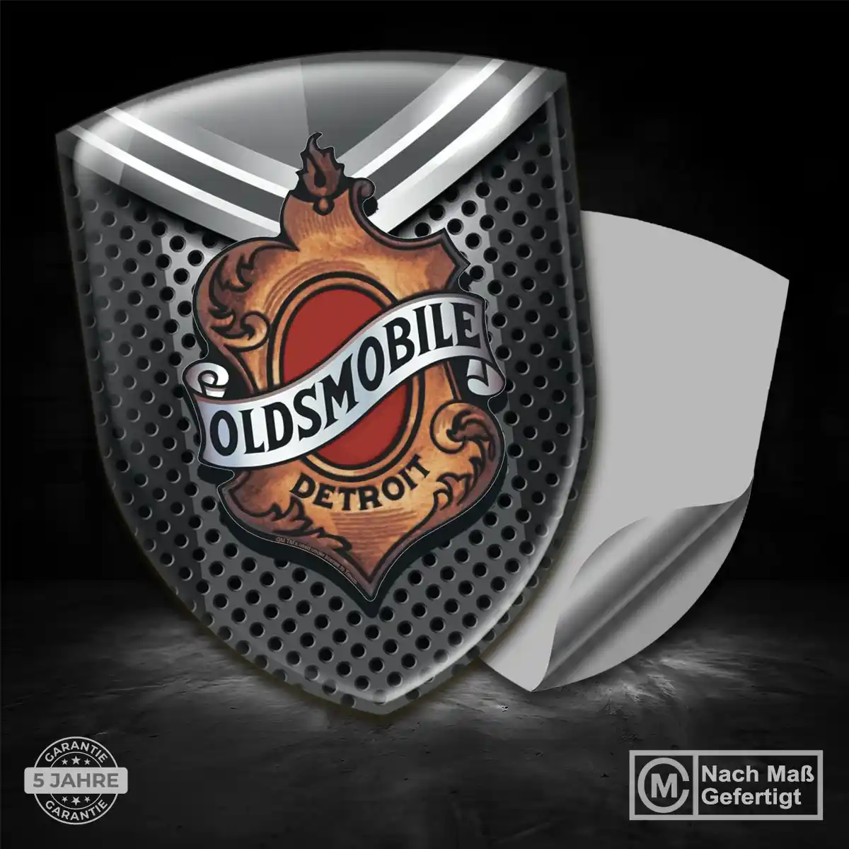 Oldsmobile Embleme Silikon Aufkleber Luxus-Edition