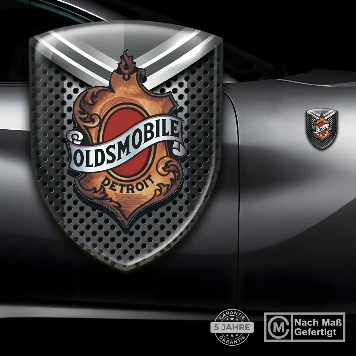 Oldsmobile Embleme Silikon Aufkleber Luxus-Edition