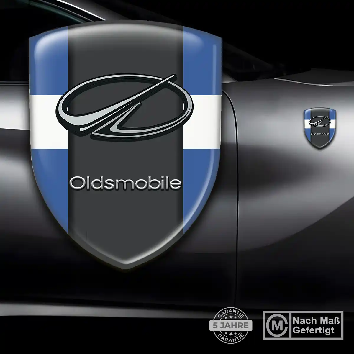 Oldsmobile Embleme Silikon Aufkleber Modernes Design