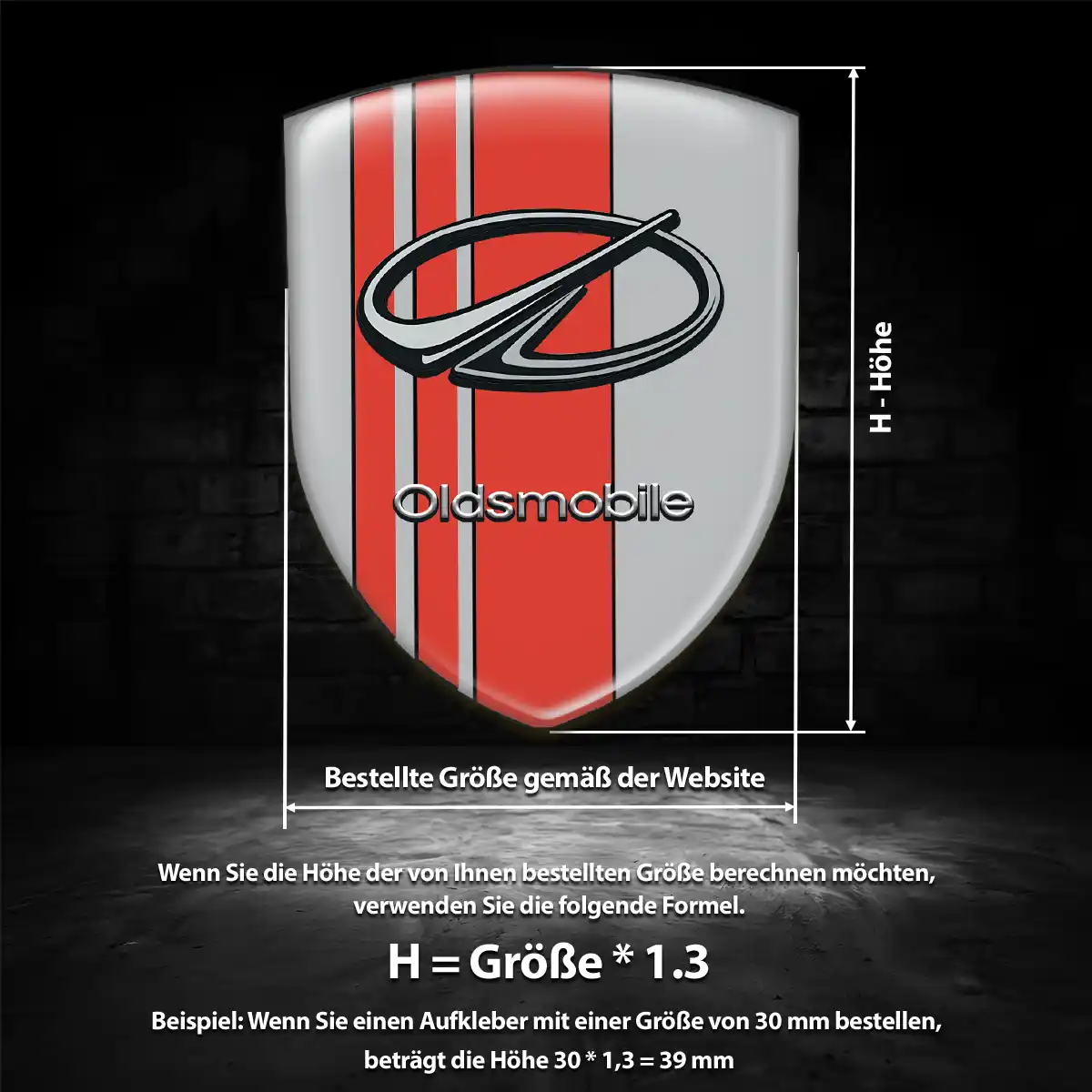 Oldsmobile Embleme Stilvolles Design