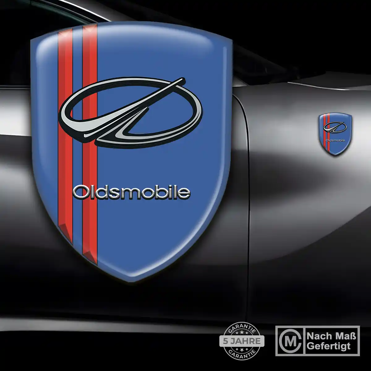 Oldsmobile Silikon Aufkleber Elegantes Design