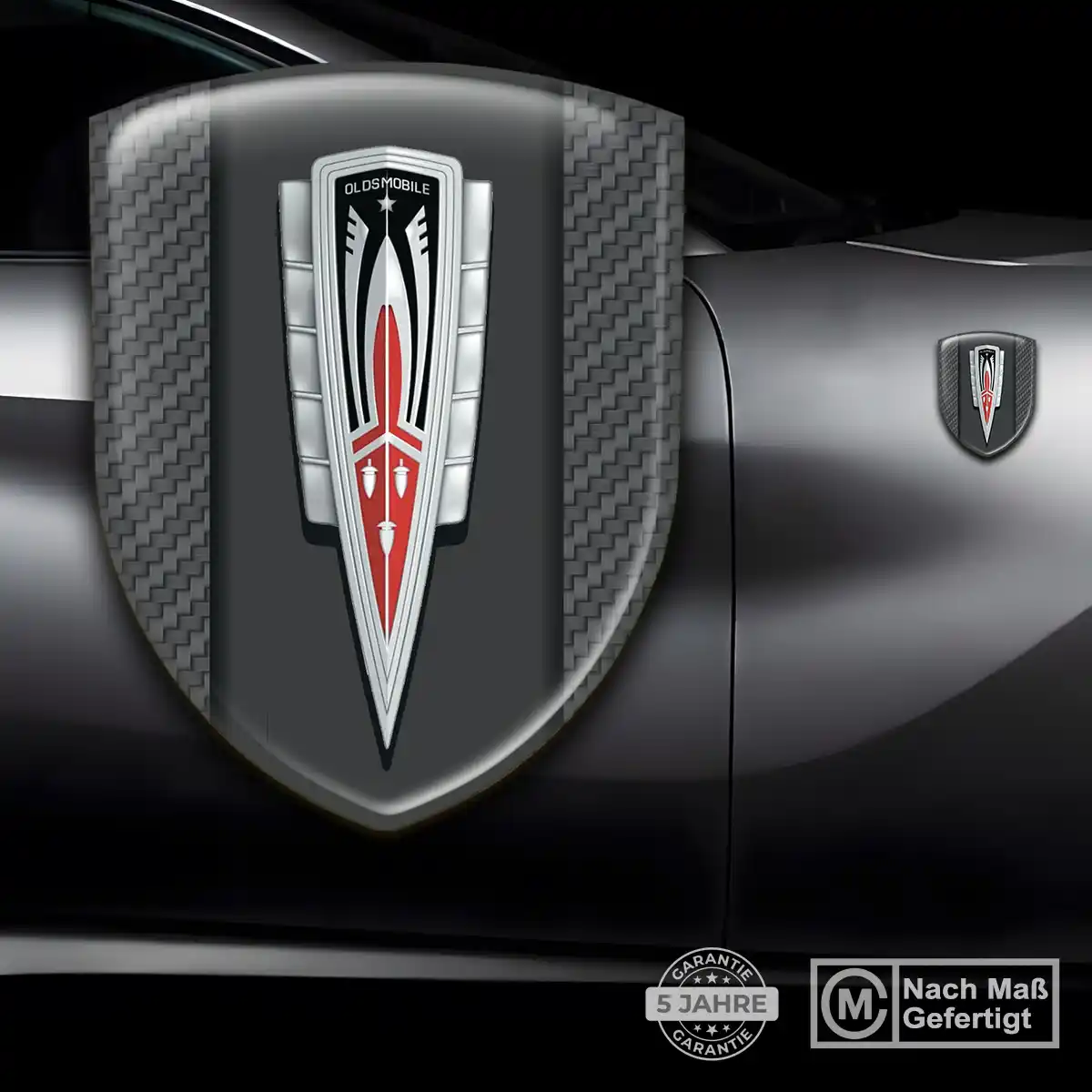 Oldsmobile Silikon Aufkleber Embleme Auto Hochwertiges Harz
