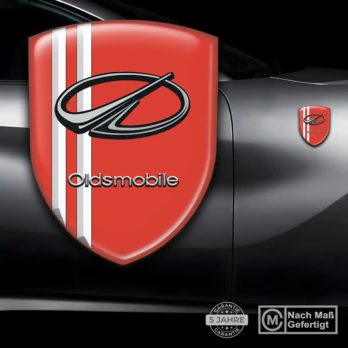 Oldsmobile Silikon Aufkleber Embleme Auto Tuningfahrzeug