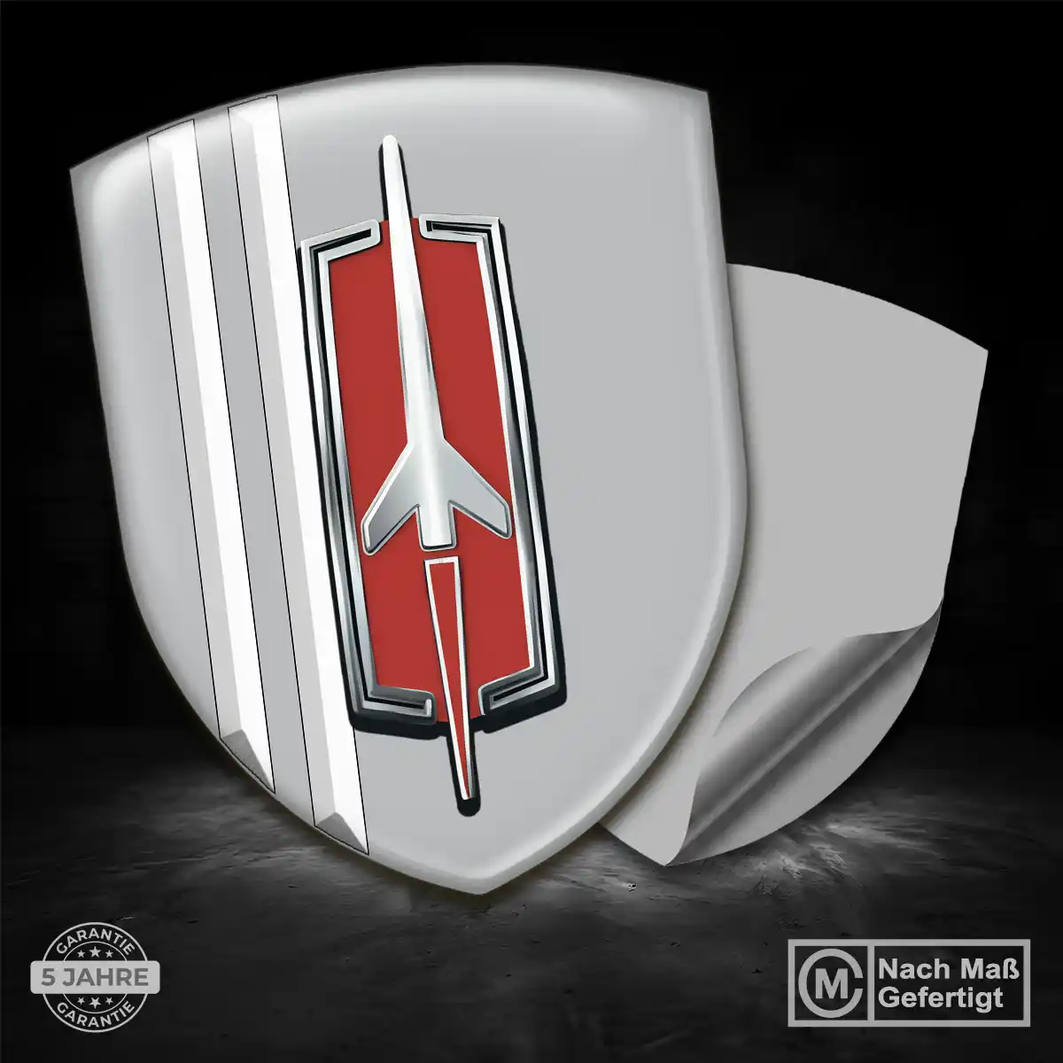 Oldsmobile Silikon Aufkleber Embleme Edles Design