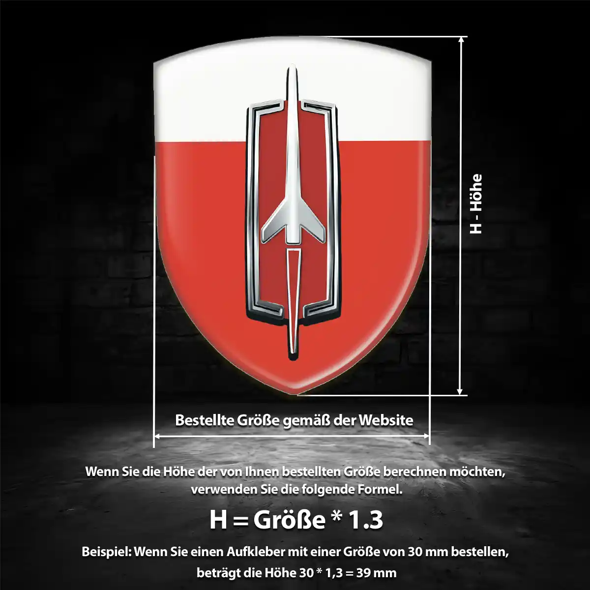 Oldsmobile Silikon Aufkleber Embleme Erstklassige Qualität