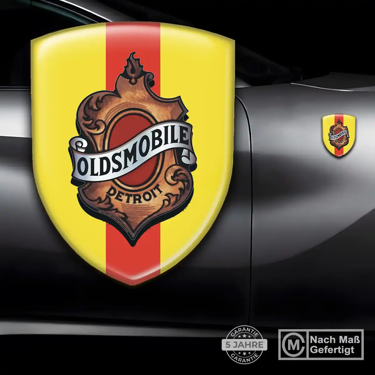 Oldsmobile Silikon Aufkleber Embleme Hochwertiges Harz