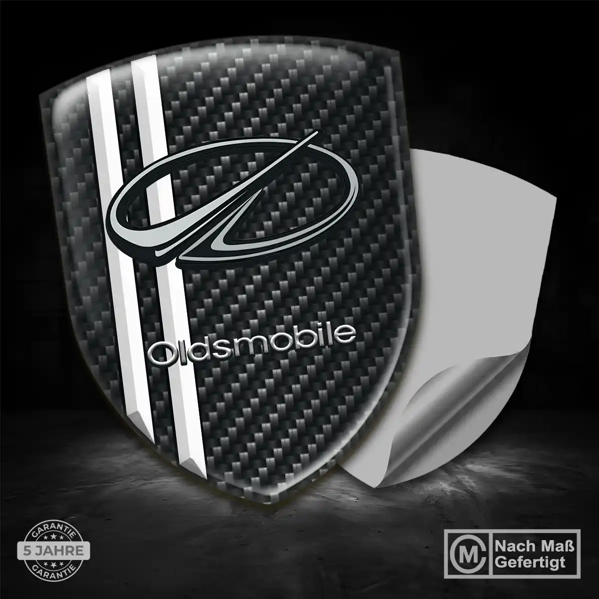 Oldsmobile Silikon Aufkleber Embleme Markenedition
