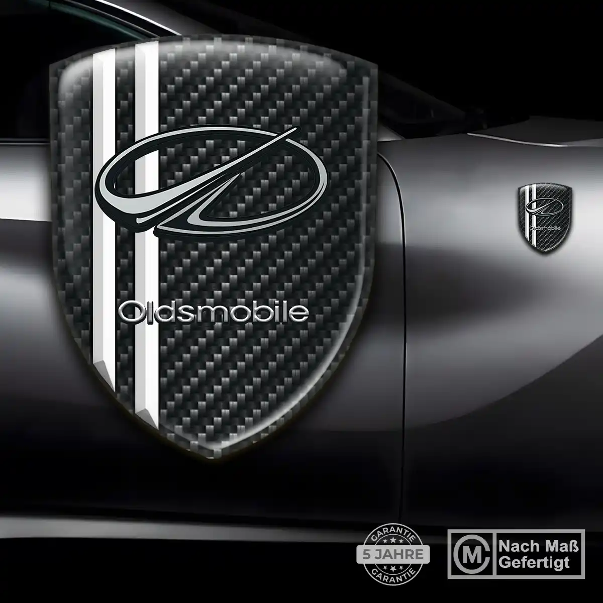 Oldsmobile Silikon Aufkleber Embleme Markenedition