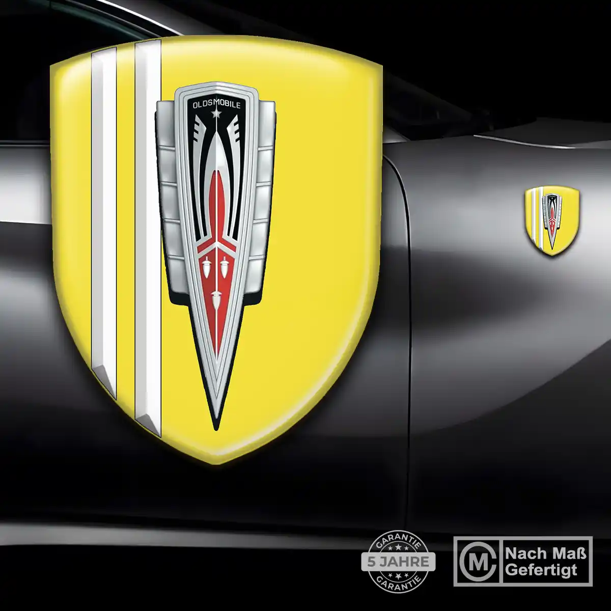 Oldsmobile Silikon Aufkleber Wappen Anspruchsvolles Design