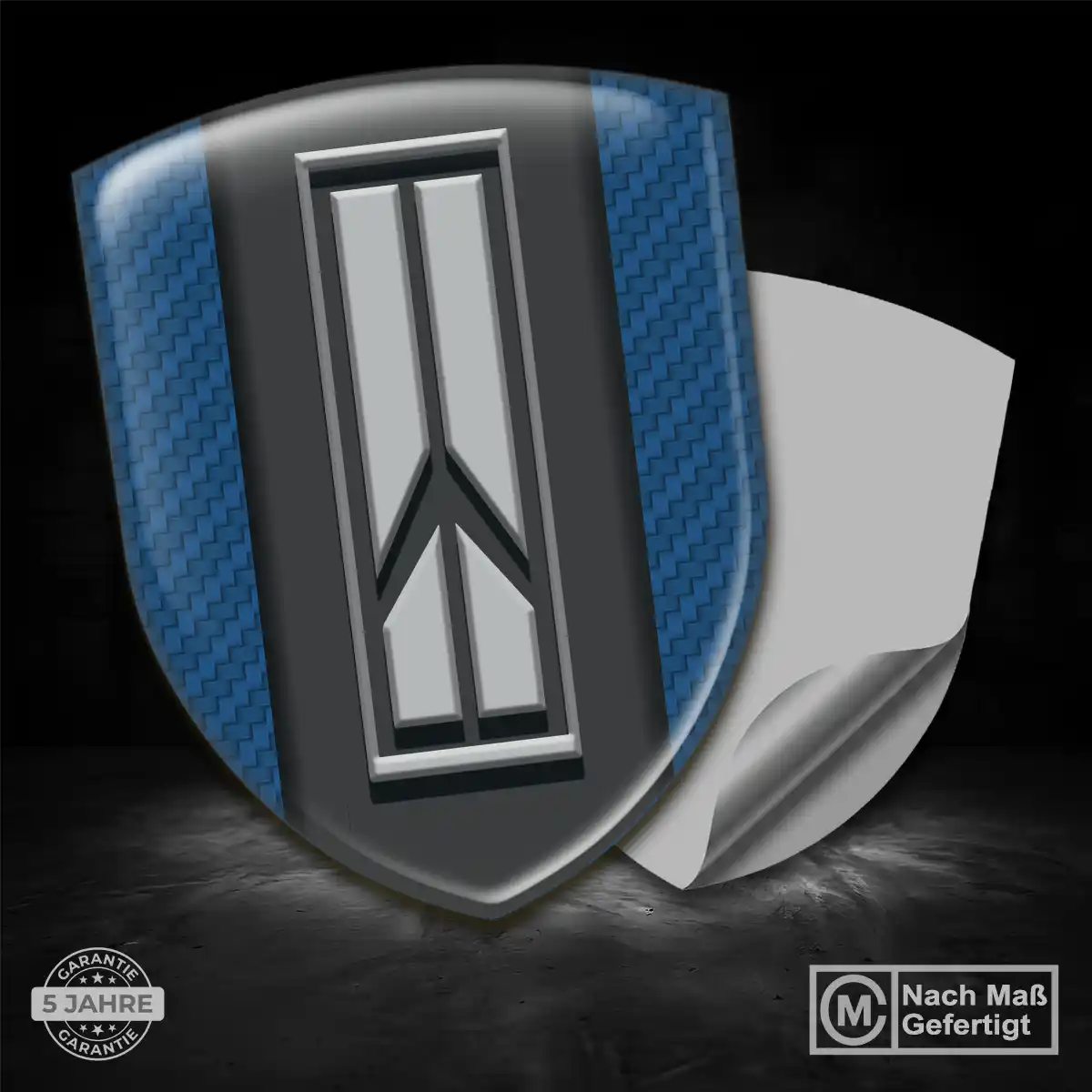 Oldsmobile Silikon Aufkleber Wappen Auto Edles Design