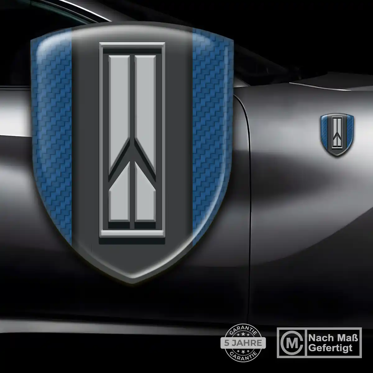Oldsmobile Silikon Aufkleber Wappen Auto Edles Design