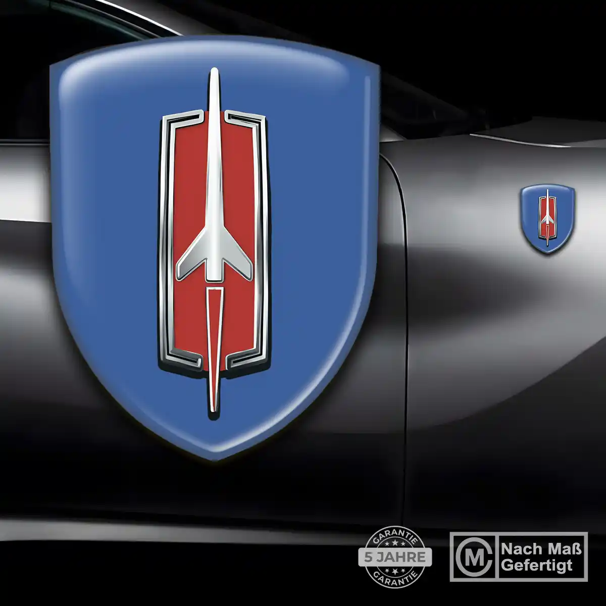 Oldsmobile Silikon Aufkleber Wappen Auto Hochwertiges Harz