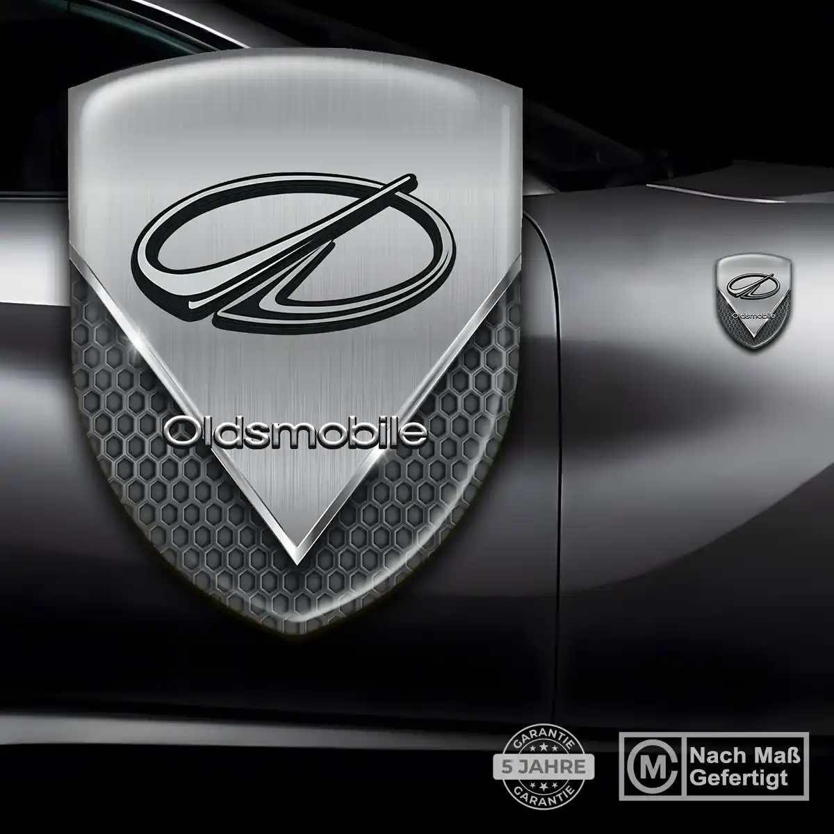 Oldsmobile Silikon Aufkleber Wappen Auto Hohe Qualität