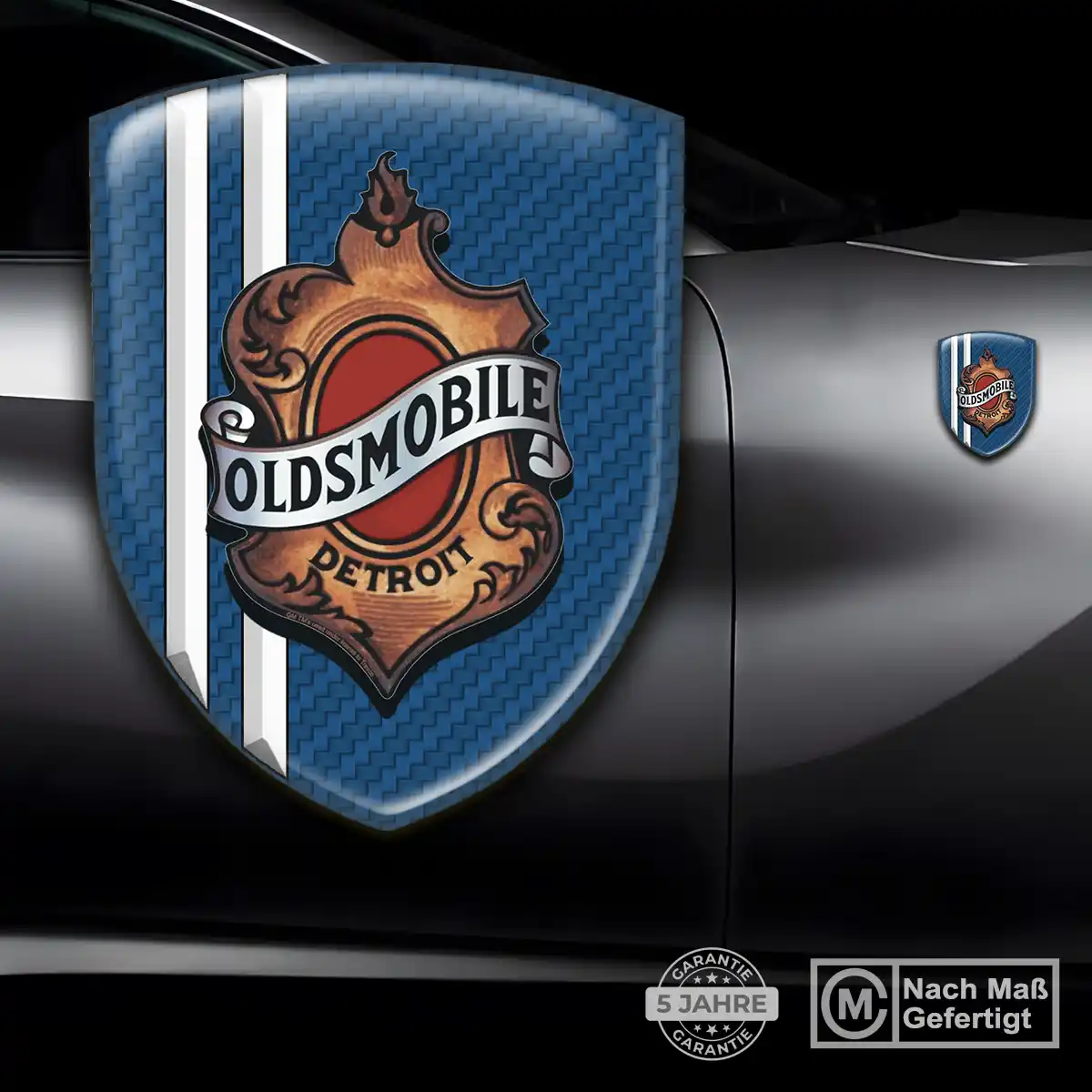 Oldsmobile Silikon Aufkleber Wappen Auto Modernes Design
