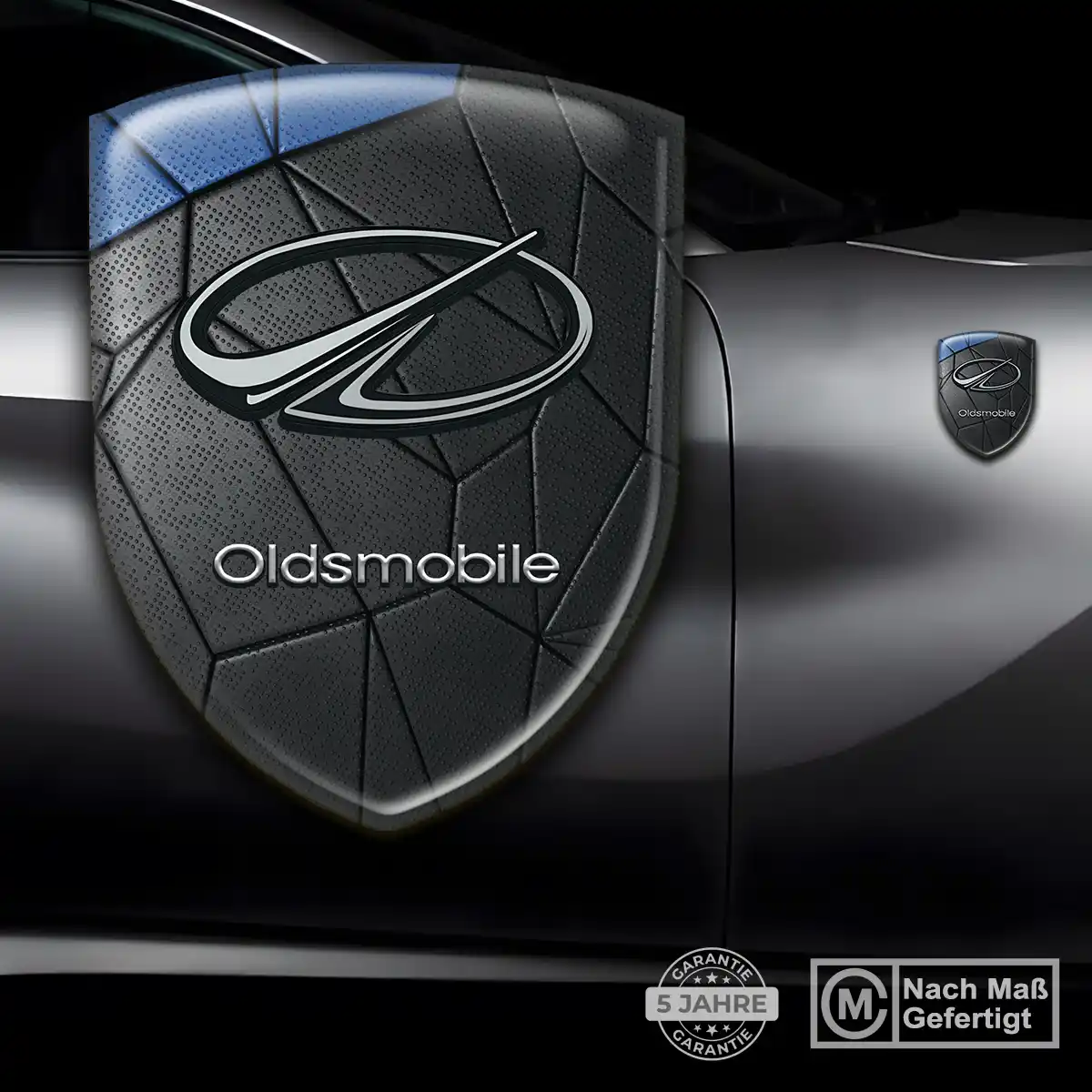 Oldsmobile Silikon Aufkleber Wappen Auto Premium-Edition