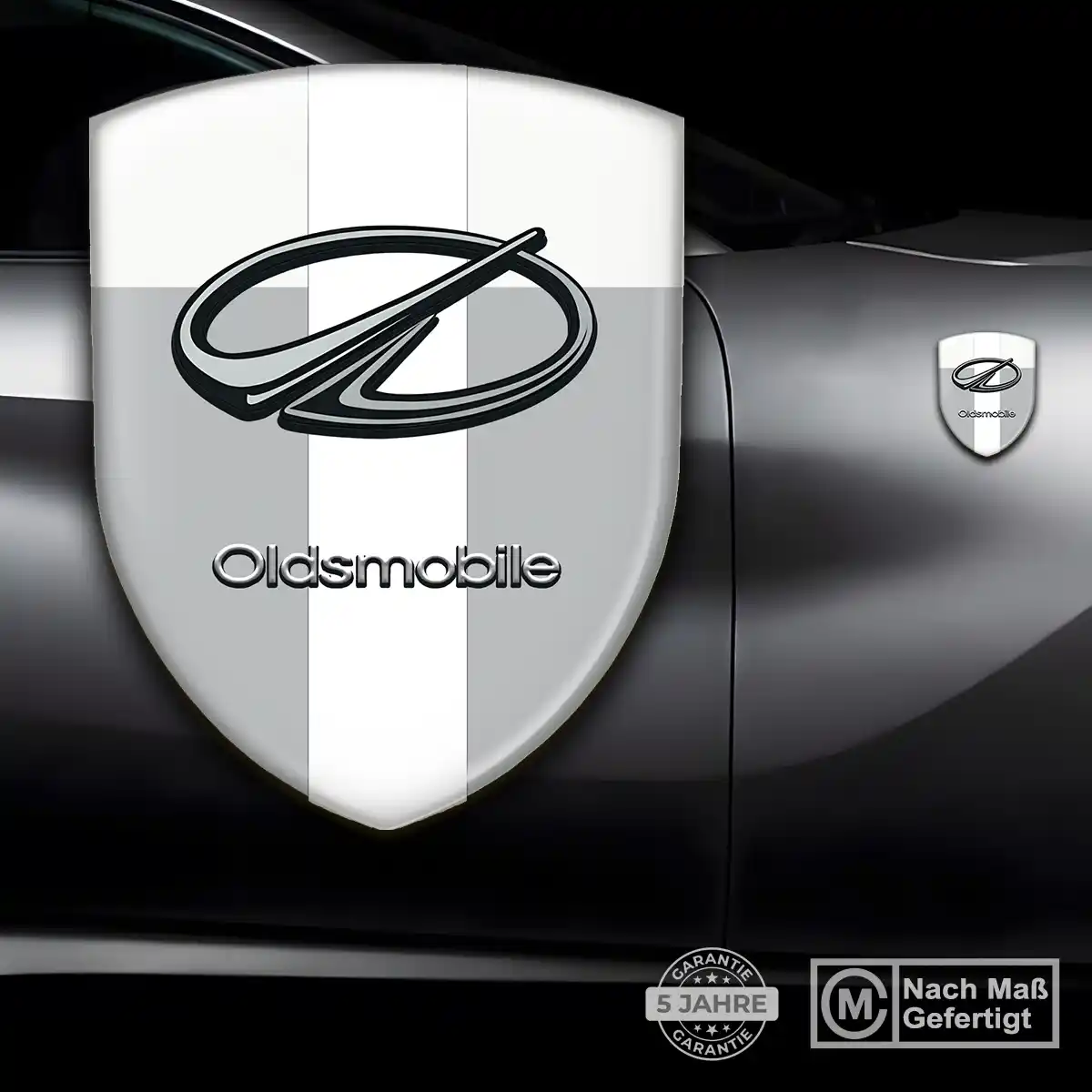Oldsmobile Silikon Aufkleber Wappen Edles Design