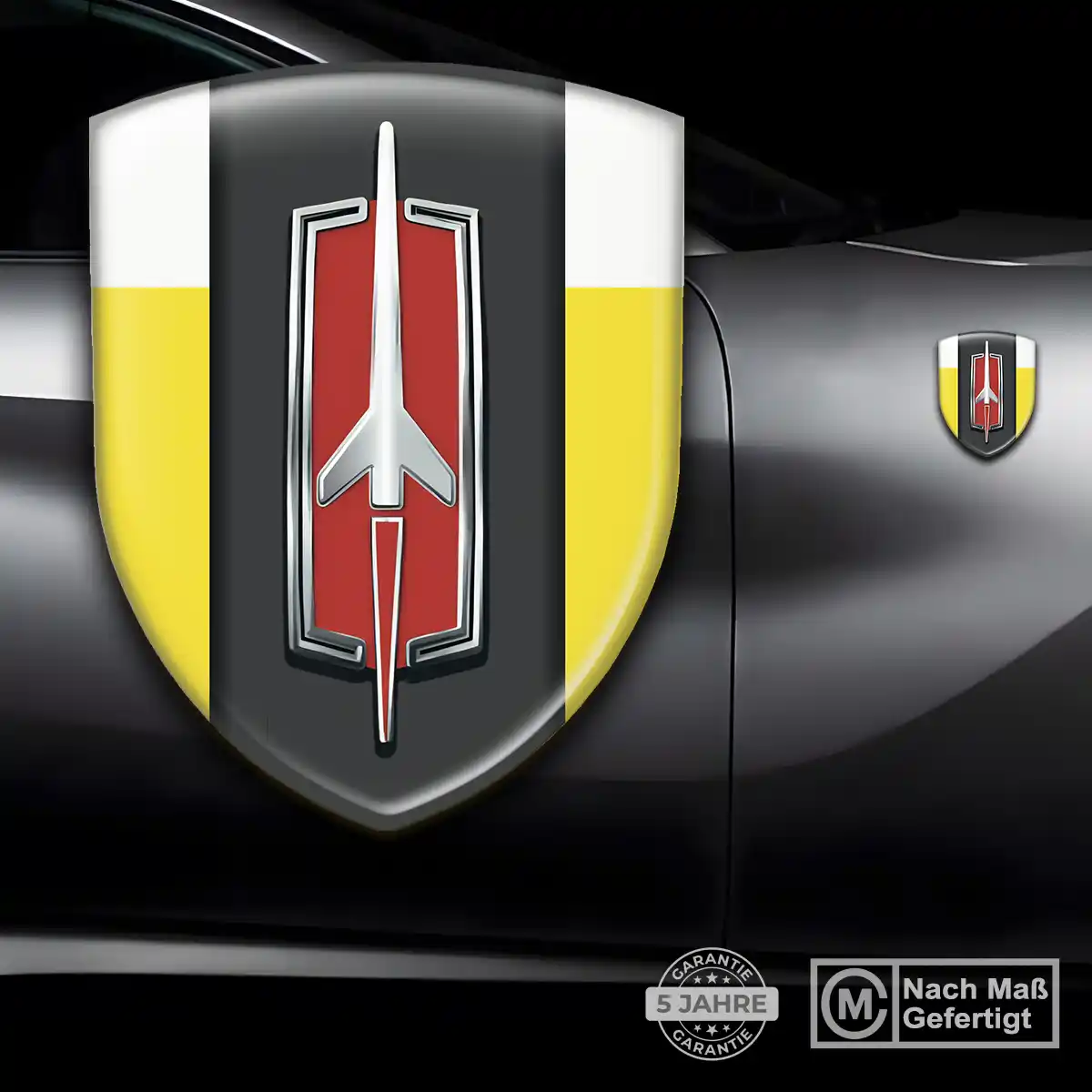 Oldsmobile Silikon Aufkleber Wappen Elegantes Design