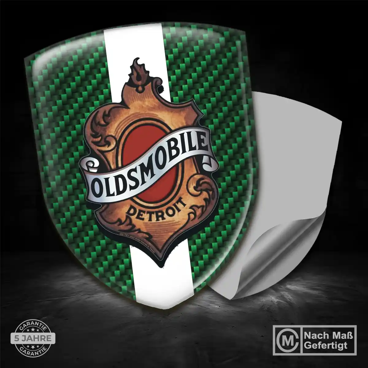 Oldsmobile Silikon Aufkleber Wappen Hohe Qualität
