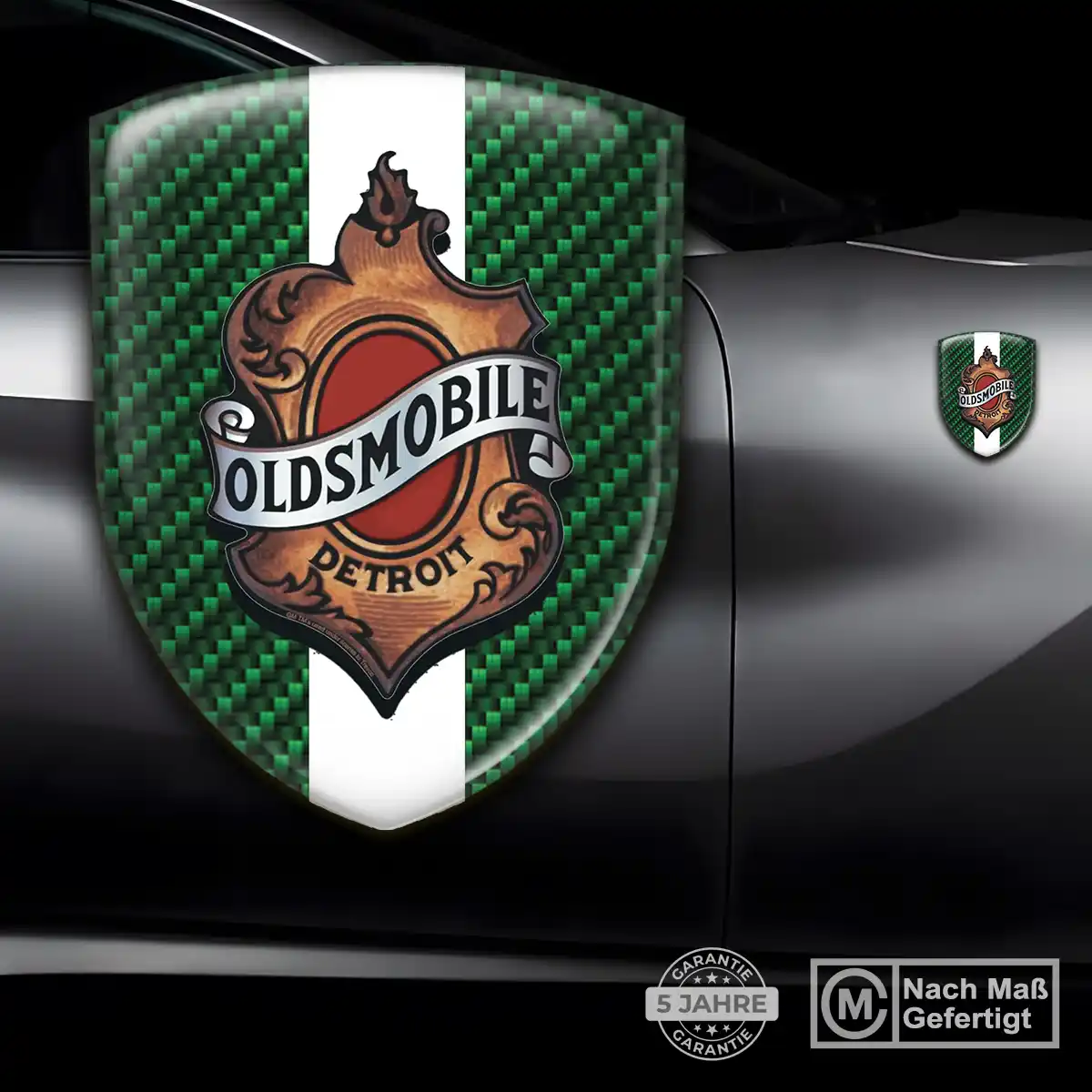 Oldsmobile Silikon Aufkleber Wappen Hohe Qualität