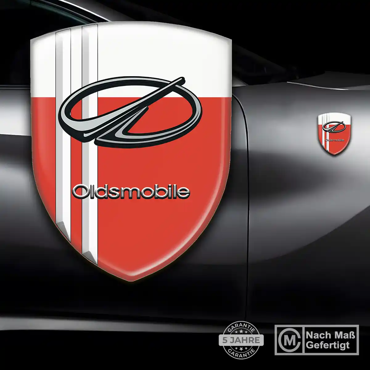 Oldsmobile Silikon Aufkleber Wappen Interieurdesign