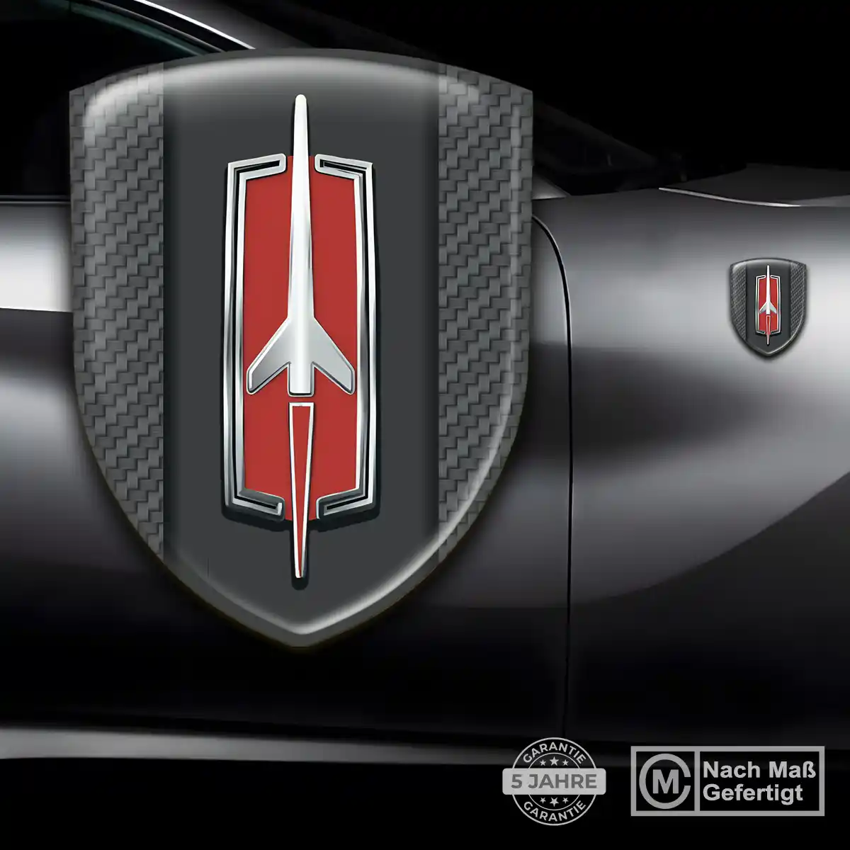 Oldsmobile Silikon Aufkleber Wappen Limitierte Auflage