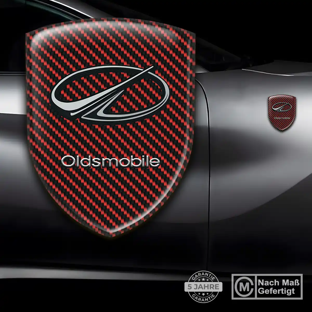 Oldsmobile Silikon Aufkleber Wappen Modernes Design