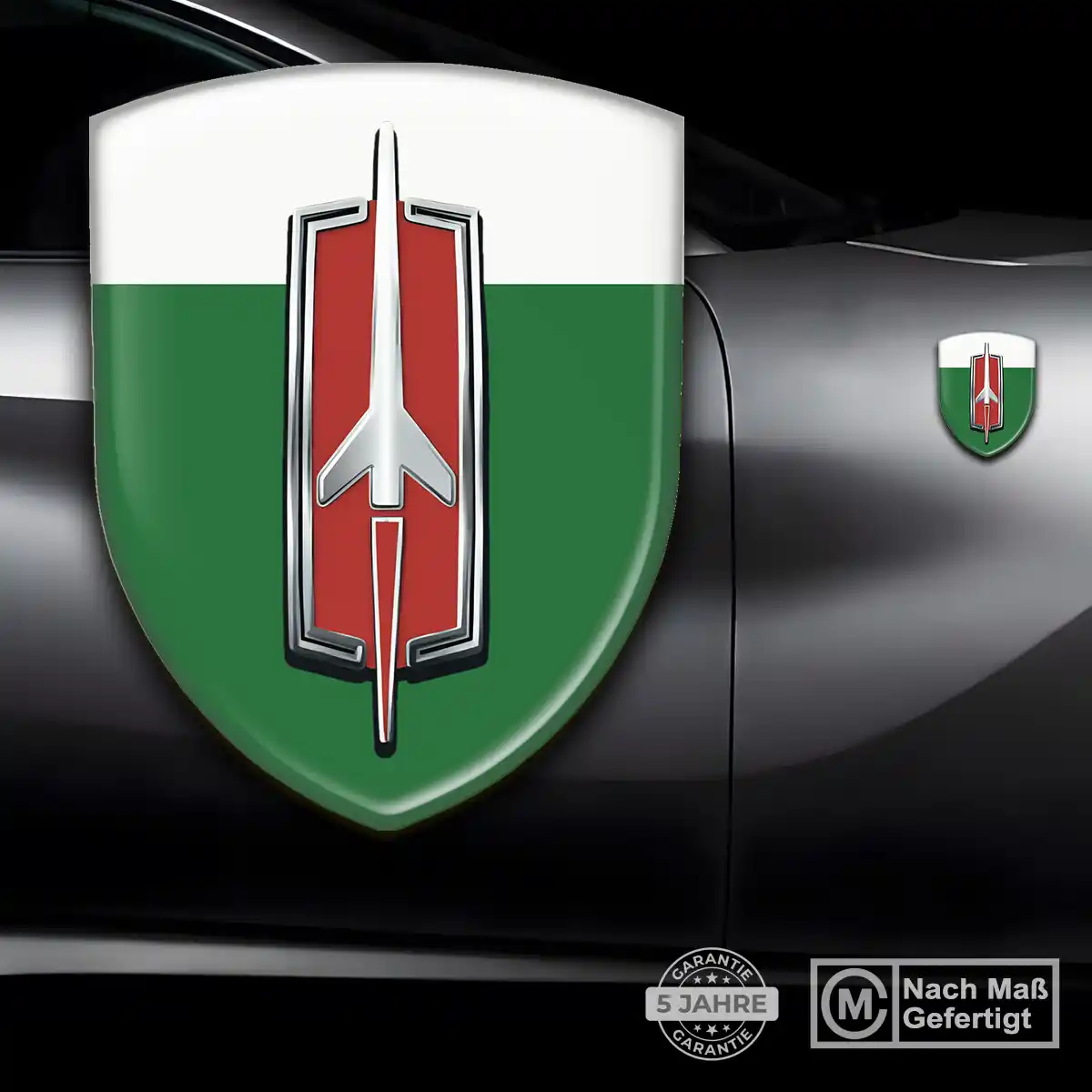 Oldsmobile Silikon Aufkleber Wappen Premiumqualität