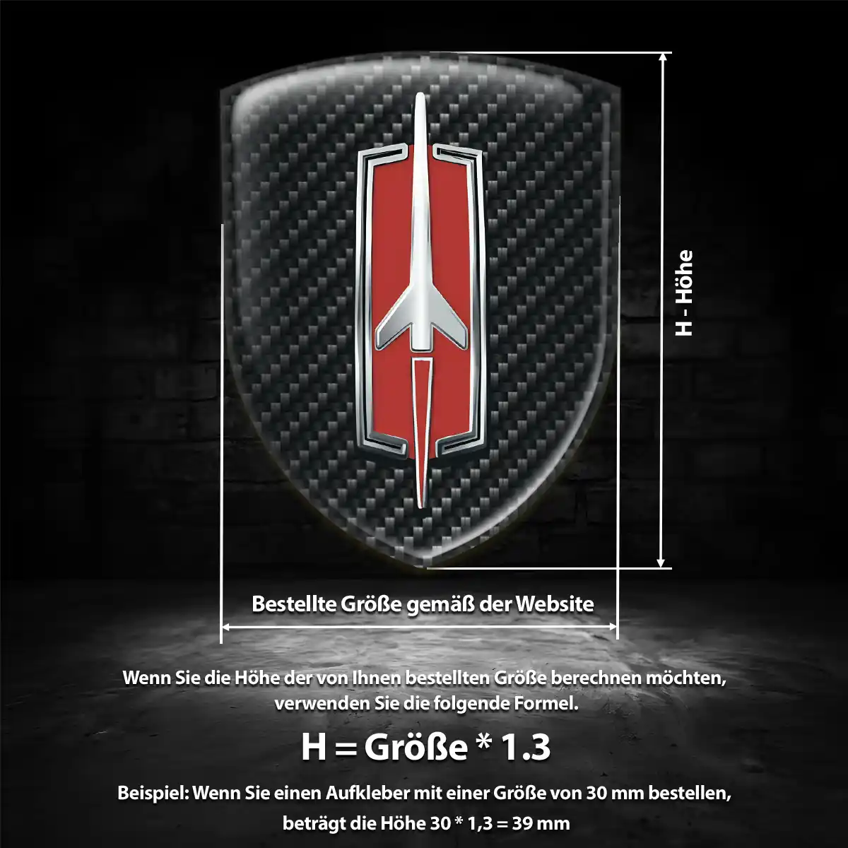 Oldsmobile Wappen Aufkleber Anspruchsvolles Design