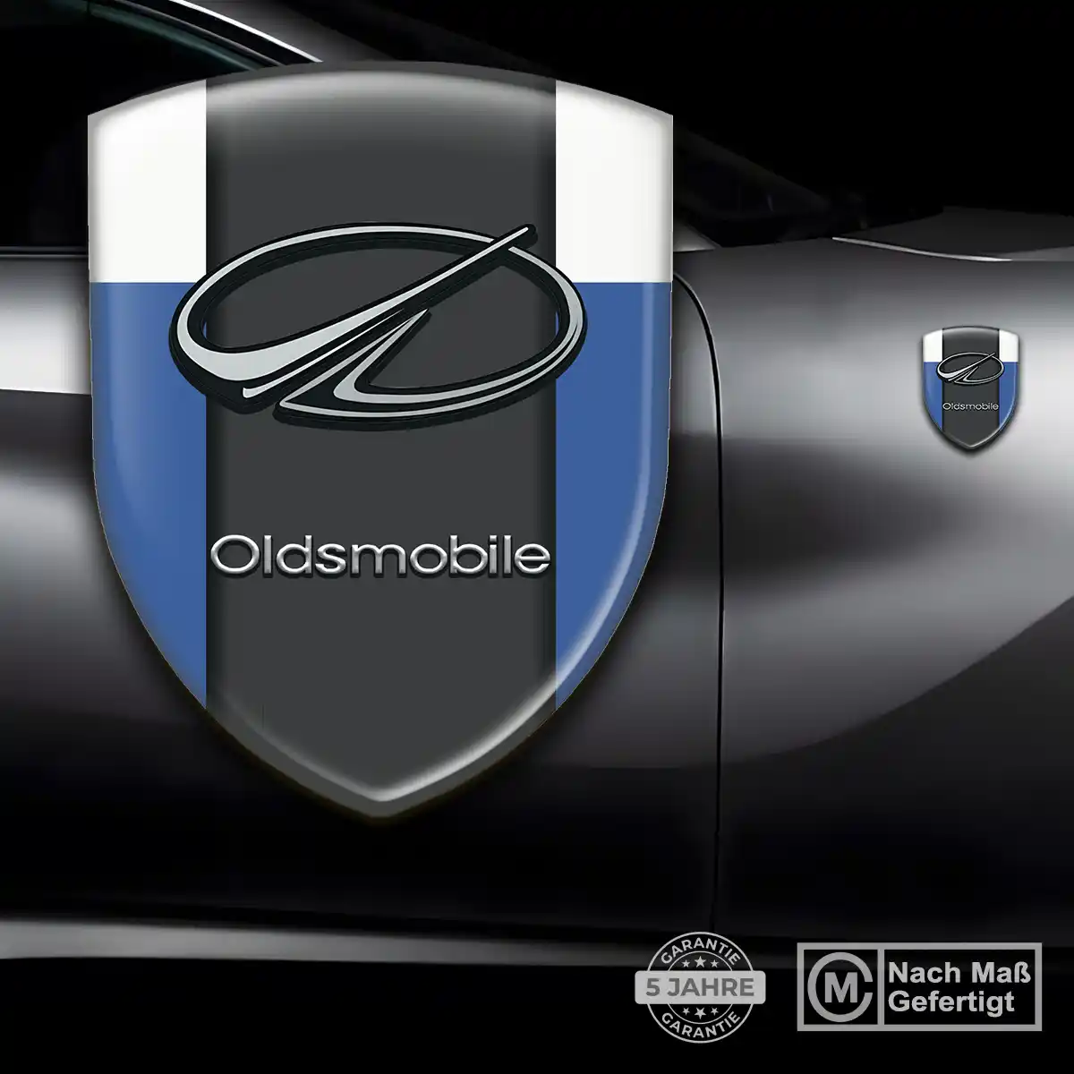 Oldsmobile Wappen Aufkleber Auto Hochwertiges Harz