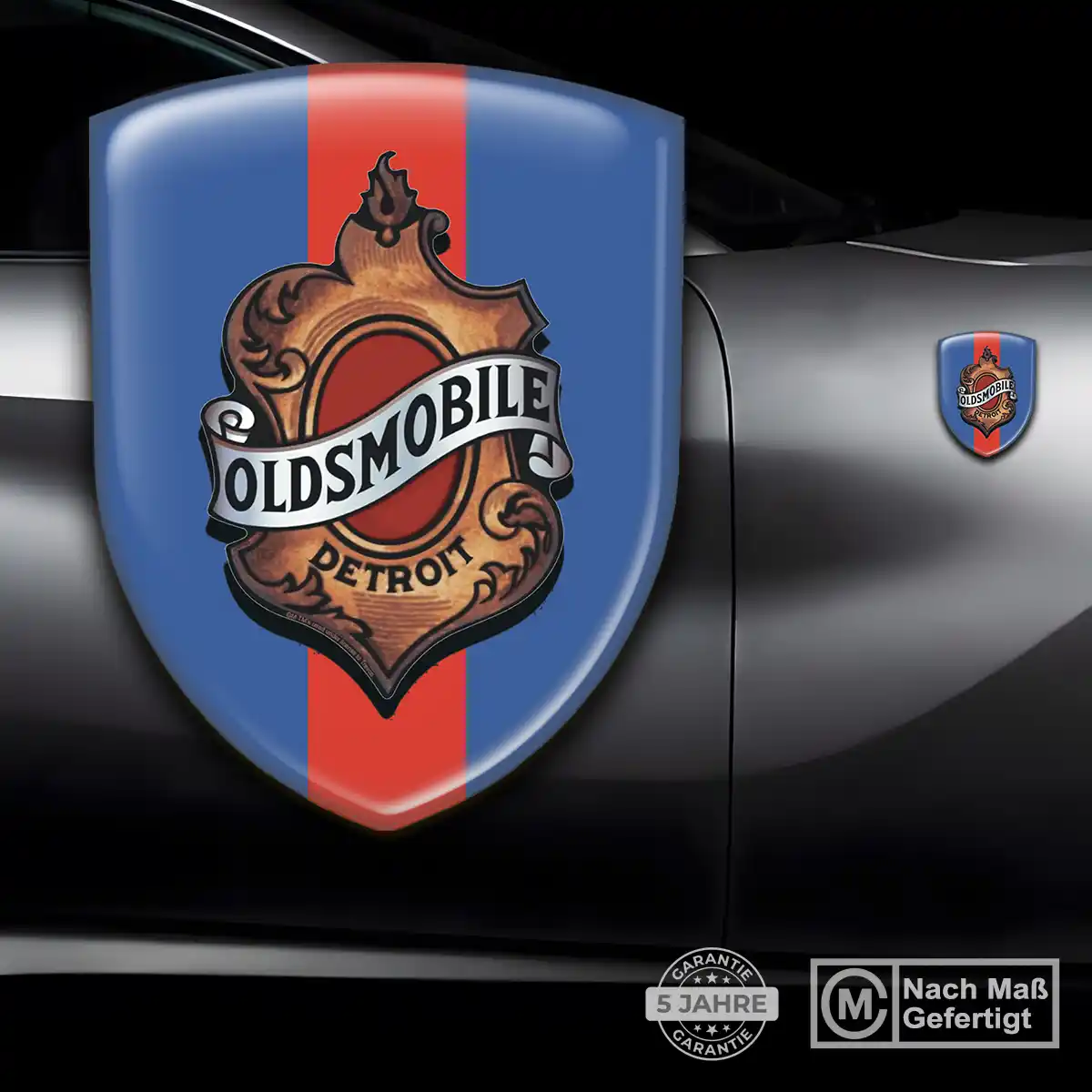 Oldsmobile Wappen Aufkleber Auto Premium-Edition