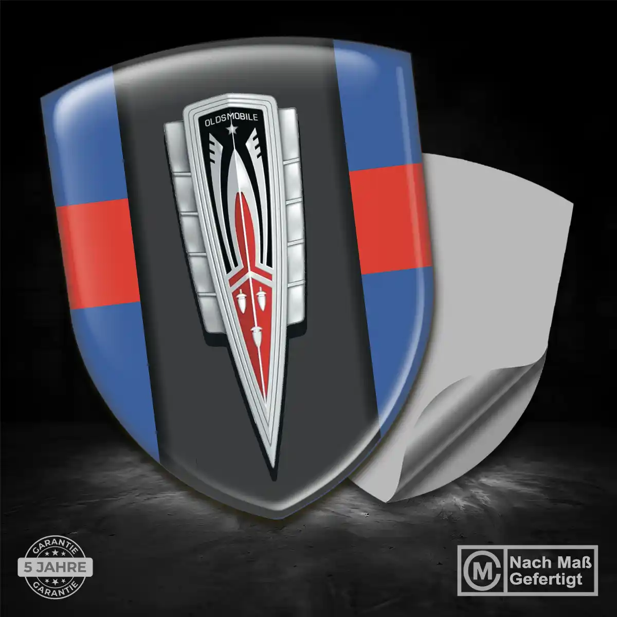Oldsmobile Wappen Aufkleber Edles Design