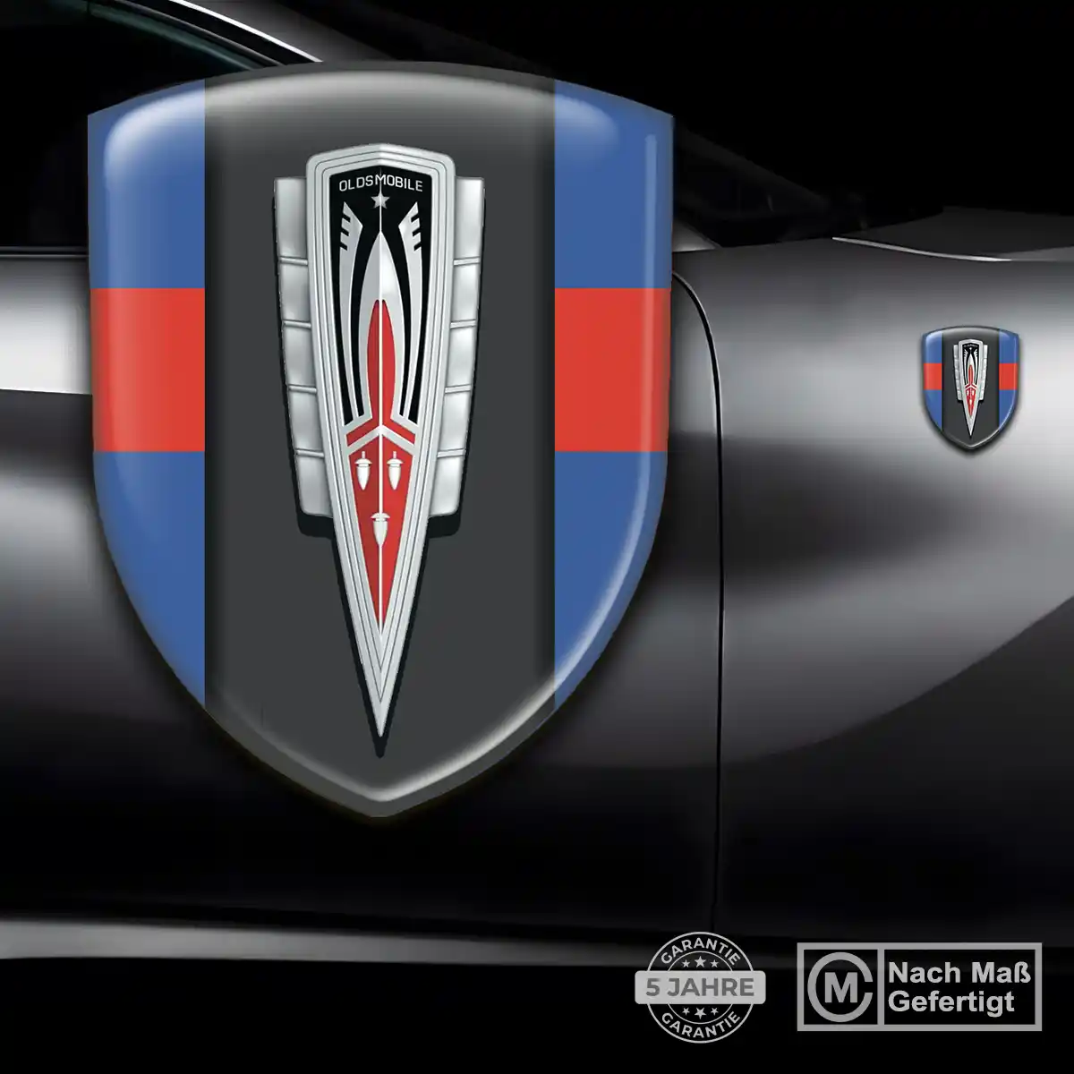 Oldsmobile Wappen Aufkleber Edles Design
