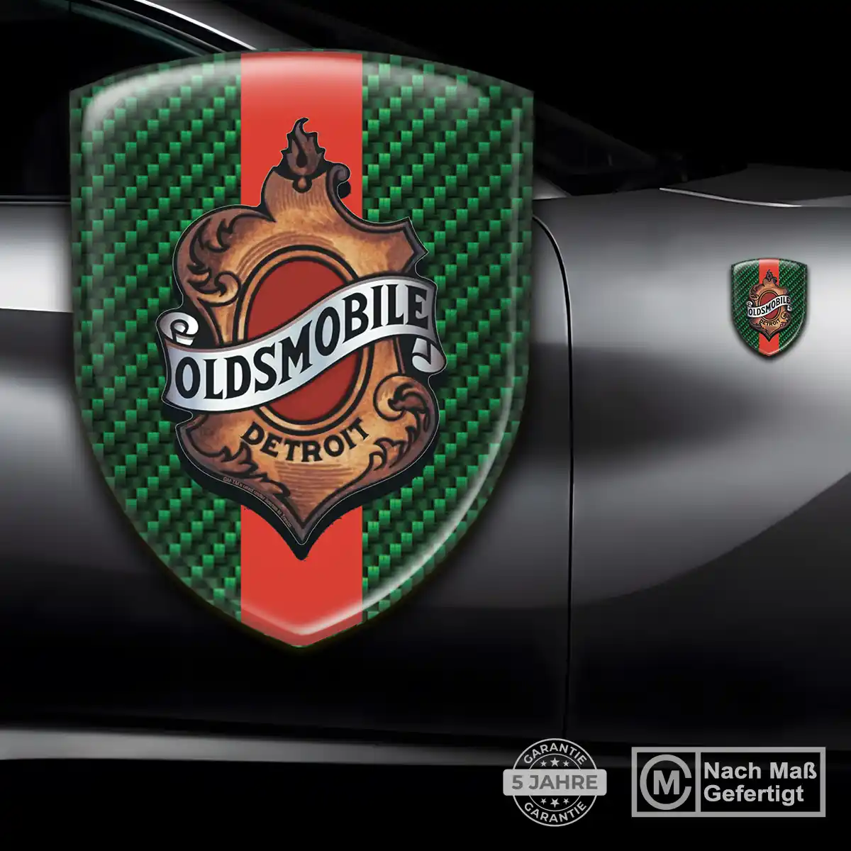 Oldsmobile Wappen Aufkleber Elegantes Design